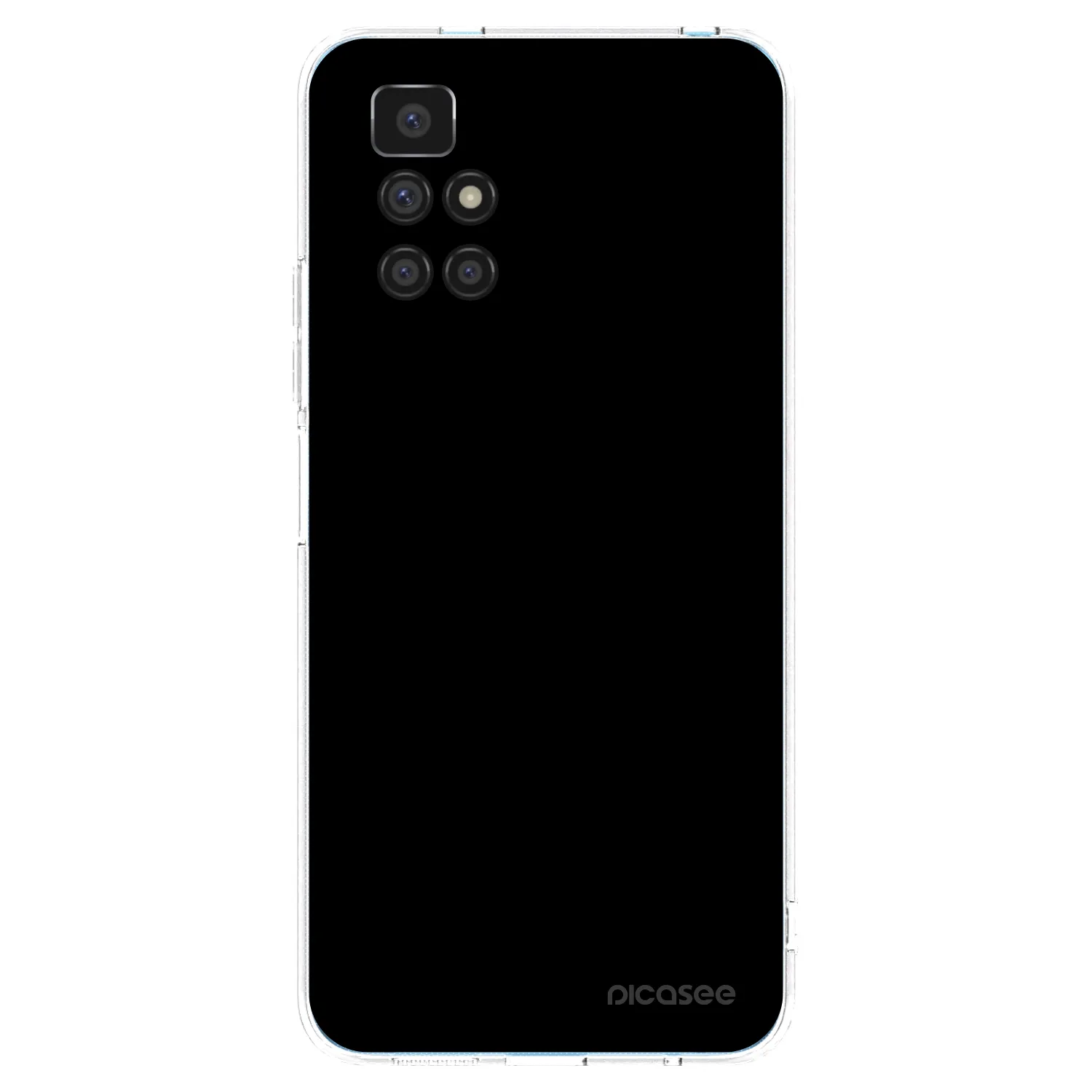 Picasee silikonový průhledný obal pro Xiaomi Redmi 10 (2022) - Black Bliss