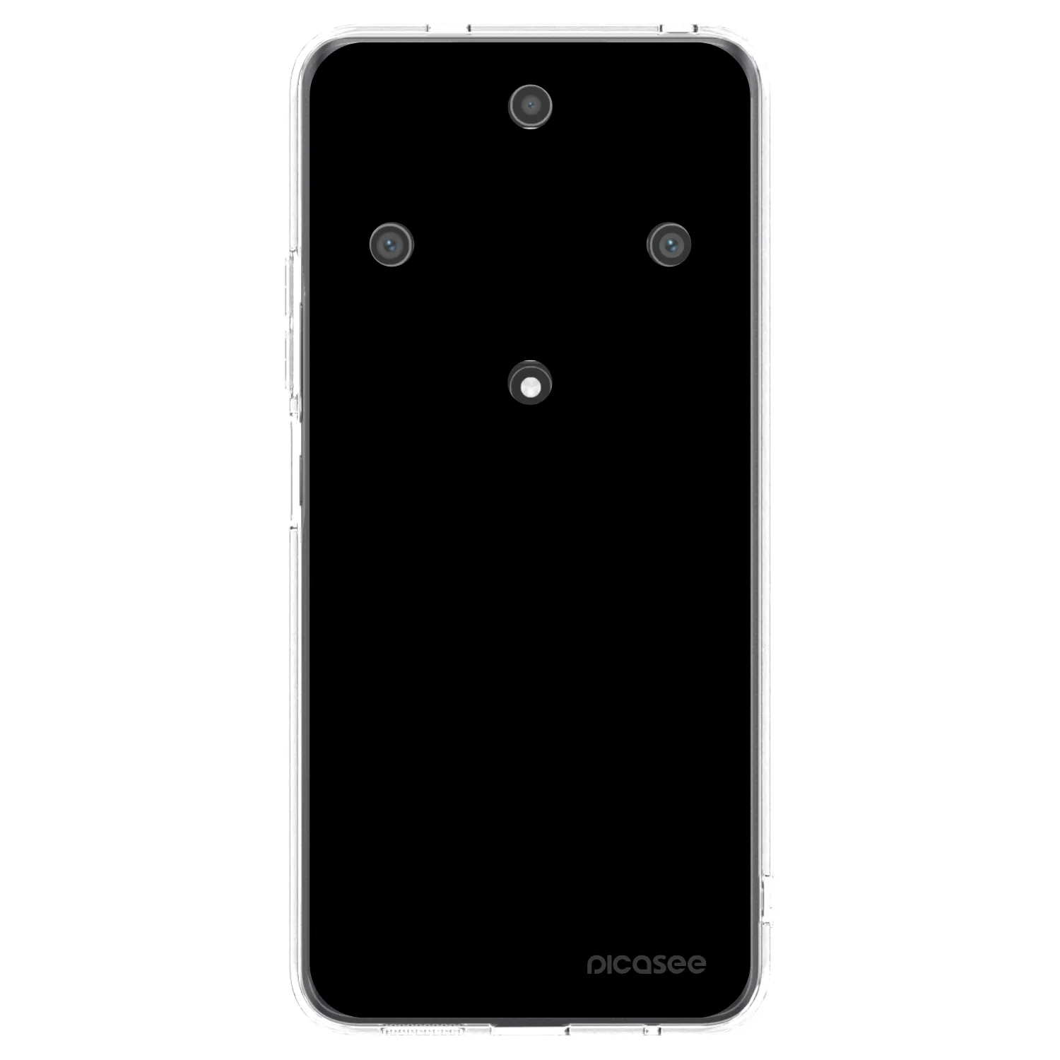 Picasee silikonový průhledný obal pro Honor Magic5 Lite 5G - Black Bliss
