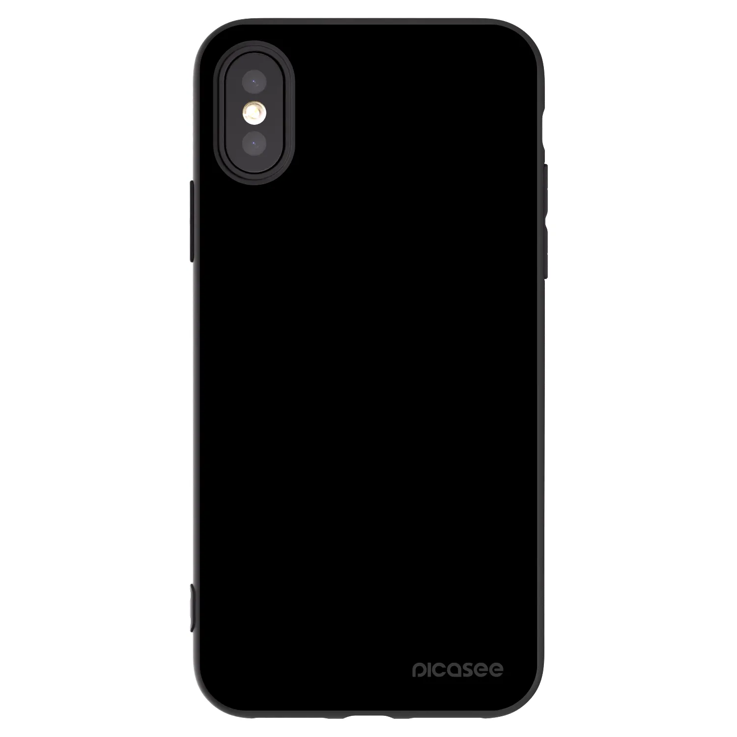 Picasee silikonový černý obal pro Apple iPhone X/XS - Black Bliss
