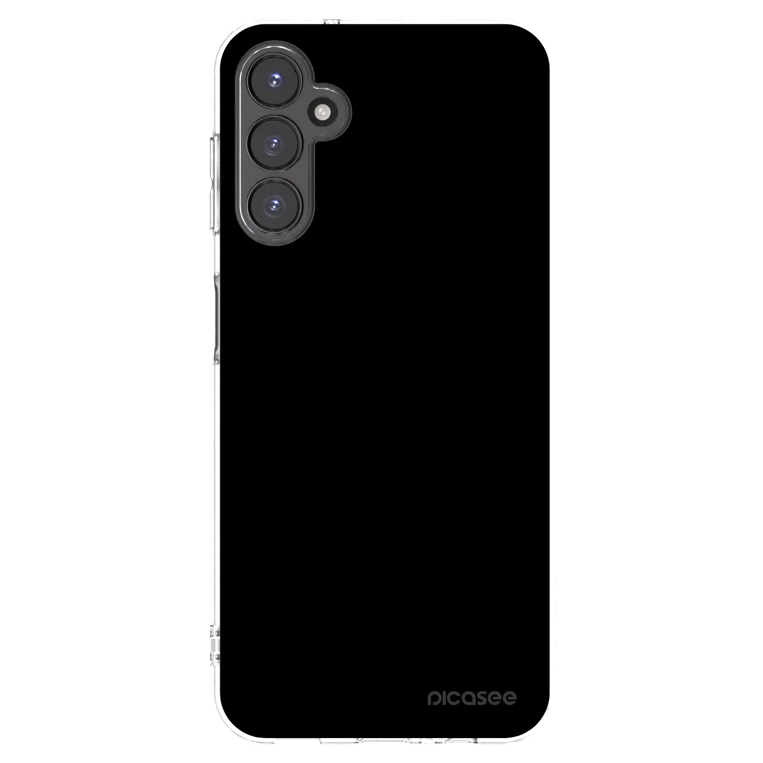 Picasee silikonový průhledný obal pro Samsung Galaxy A14 4G A145R - Black Bliss