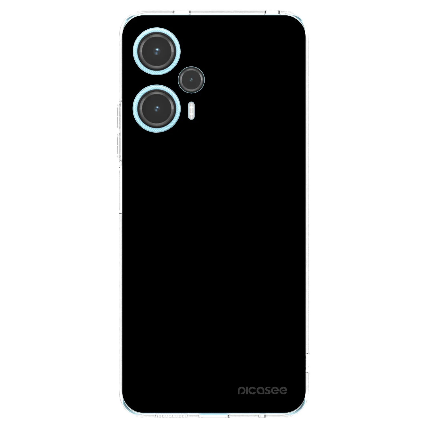 Picasee silikonový průhledný obal pro Xiaomi Poco F5 - Black Bliss