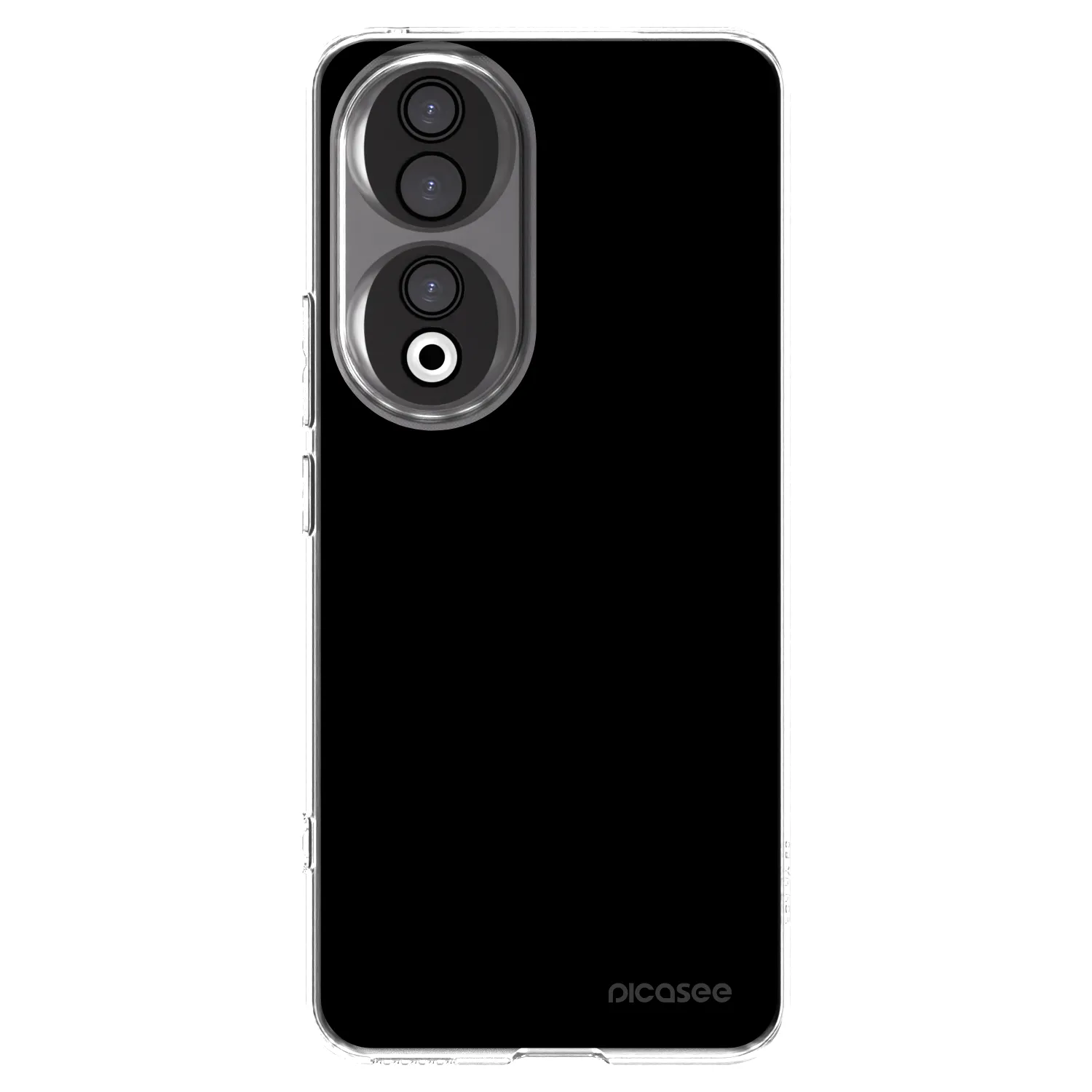 Picasee silikonový průhledný obal pro Honor 90 5G - Black Bliss