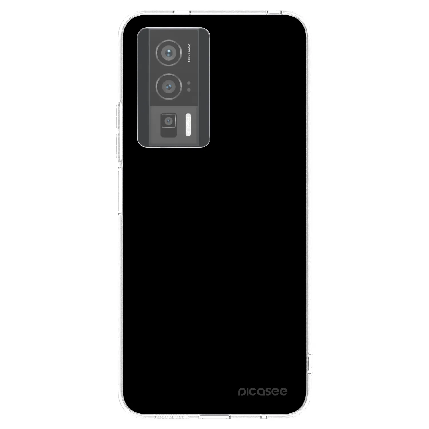 Picasee silikonový průhledný obal pro Xiaomi Poco F5 Pro 5G - Black Bliss