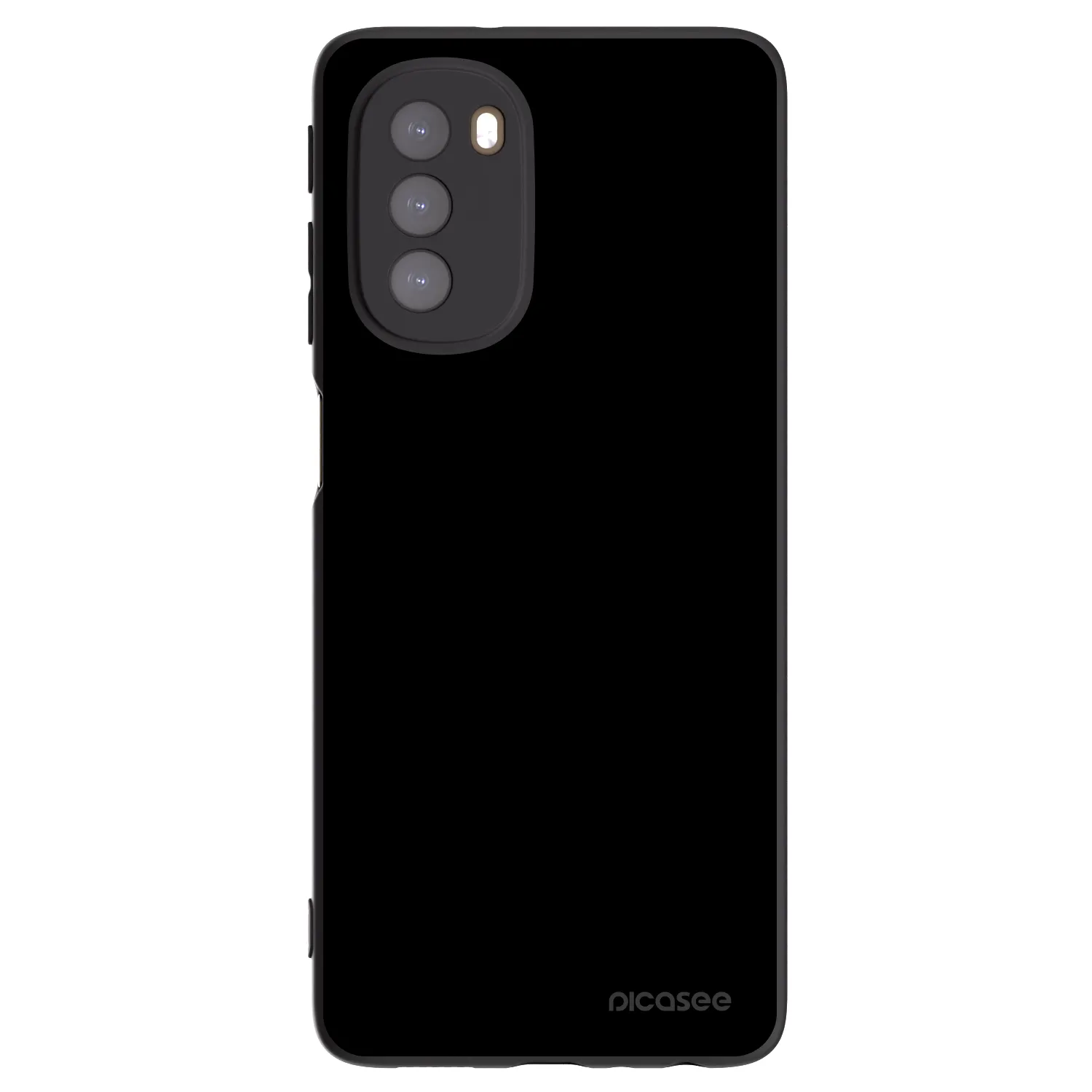 Picasee silikonový černý obal pro Motorola Moto G51 - Black Bliss