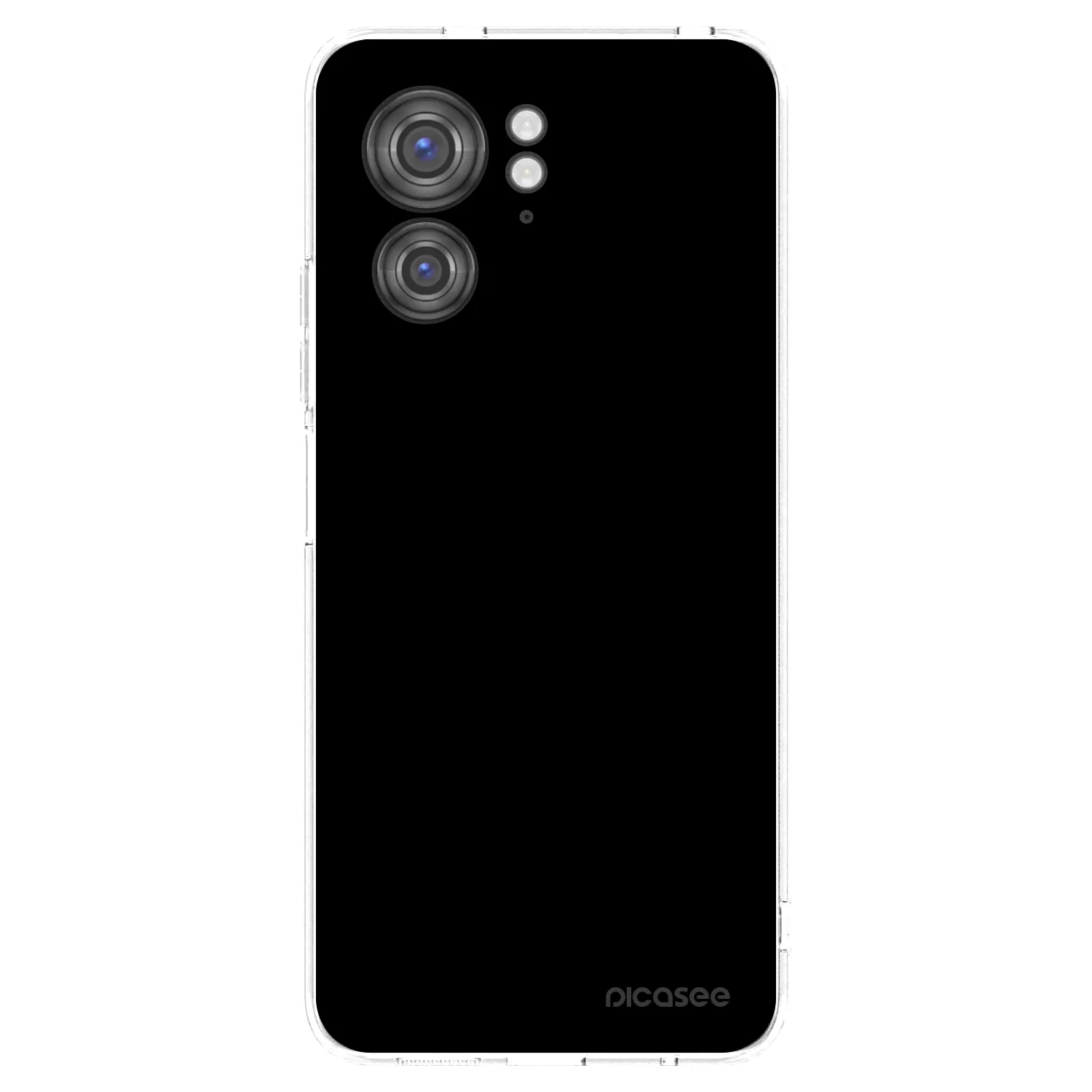 Picasee silikonový průhledný obal pro Motorola Edge 40 - Black Bliss