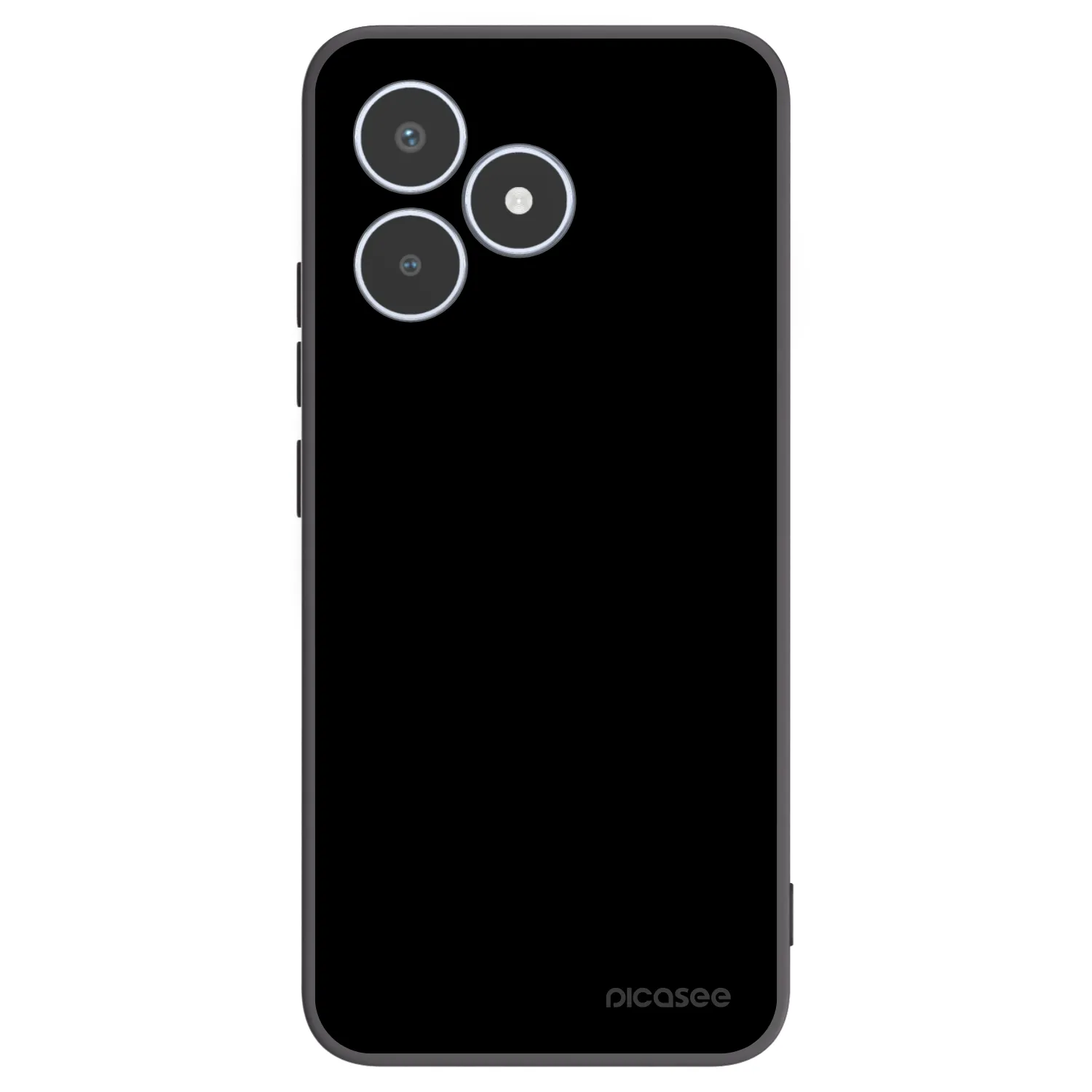 Picasee silikonový černý obal pro Realme C53 - Black Bliss