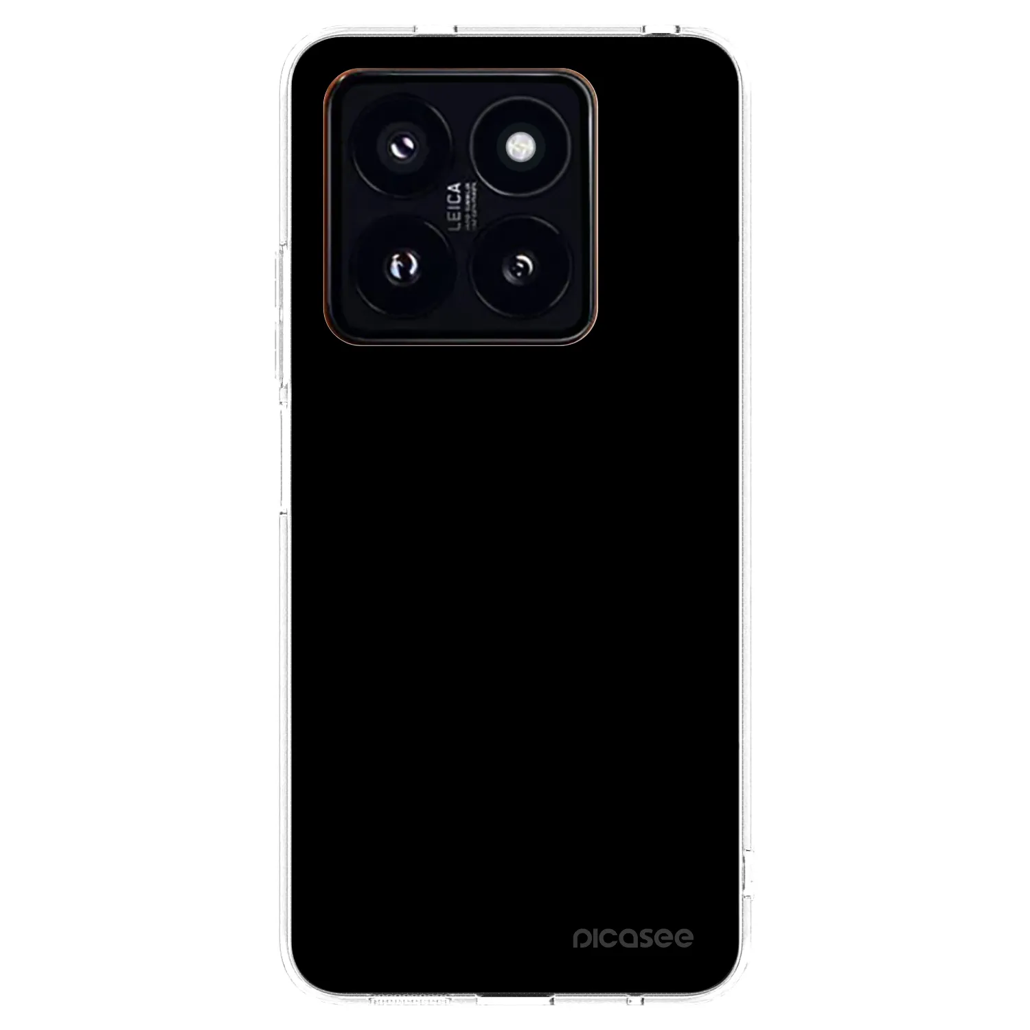 Picasee silikonový průhledný obal pro Xiaomi 14 Pro - Black Bliss