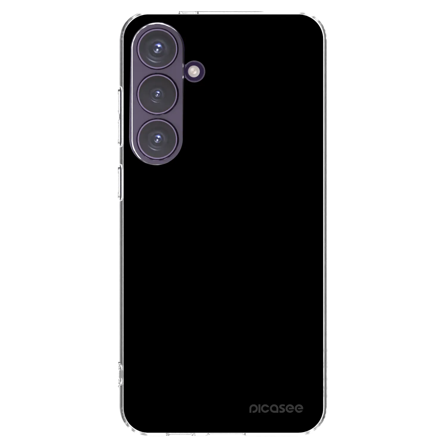Picasee silikonový průhledný obal pro Samsung Galaxy S24+ S926B 5G - Black Bliss