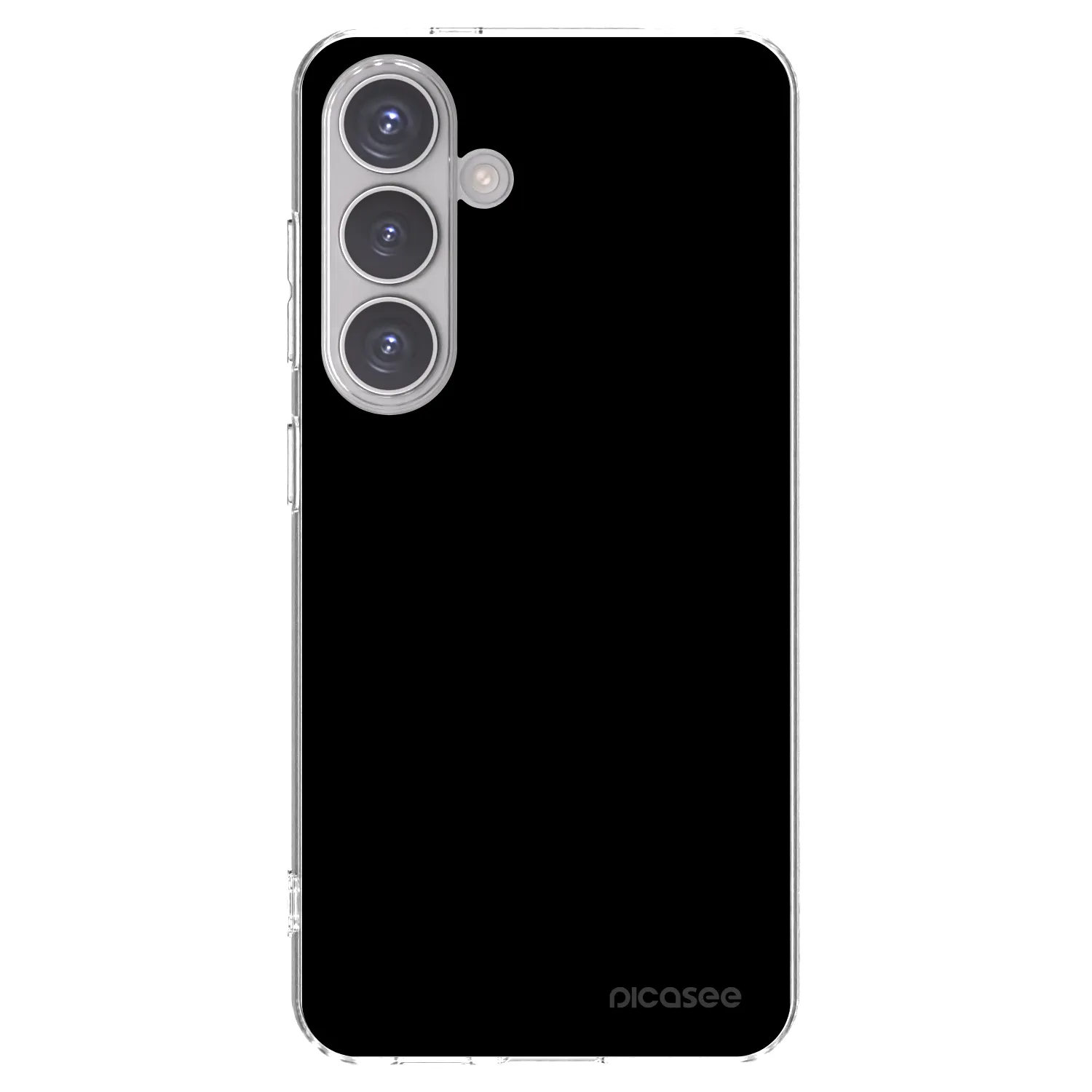 Picasee silikonový průhledný obal pro Samsung Galaxy S24 S921B 5G - Black Bliss