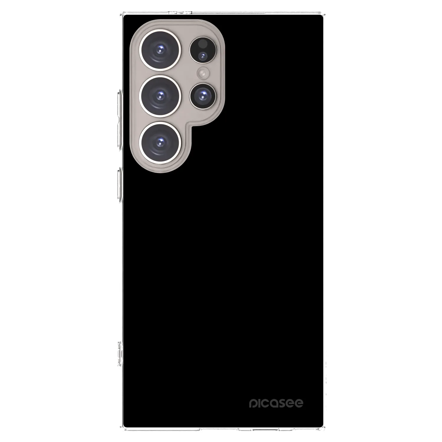 Picasee silikonový průhledný obal pro Samsung Galaxy S24 Ultra S928B 5G - Black Bliss