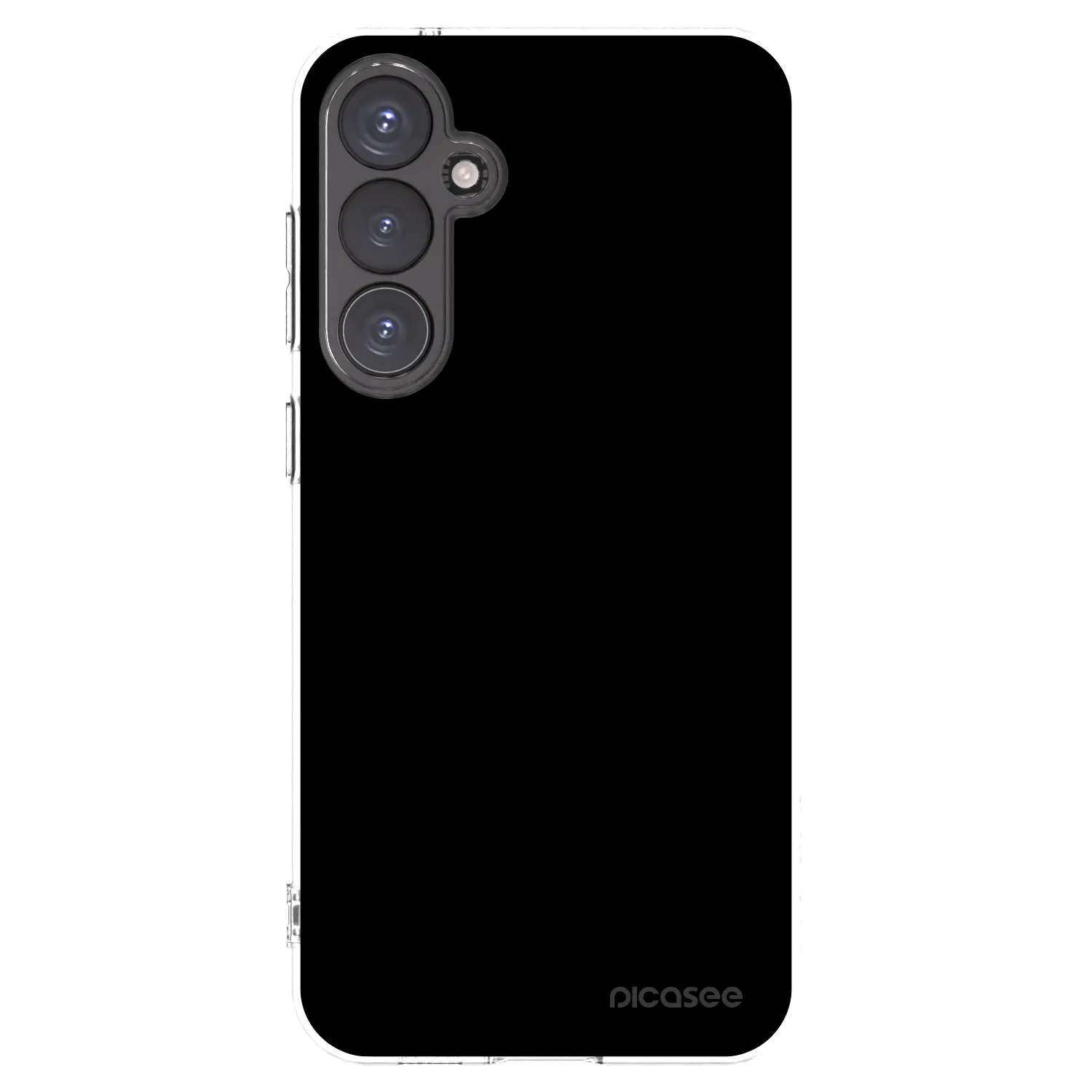 Picasee silikonový průhledný obal pro Samsung Galaxy S23 FE S711B - Black Bliss