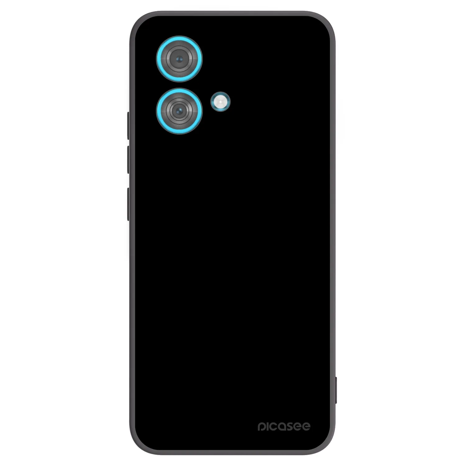 Picasee silikonový černý obal pro Motorola Edge 40 Neo - Black Bliss