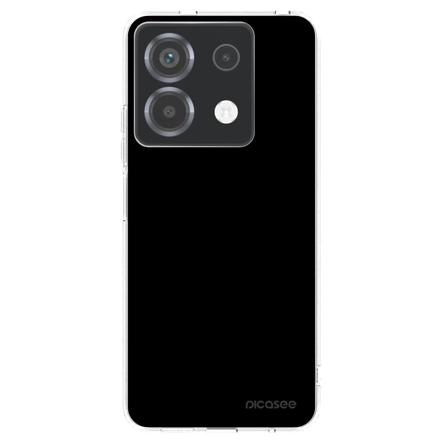 Picasee silikonový průhledný obal pro Xiaomi Poco X6 - Black Bliss