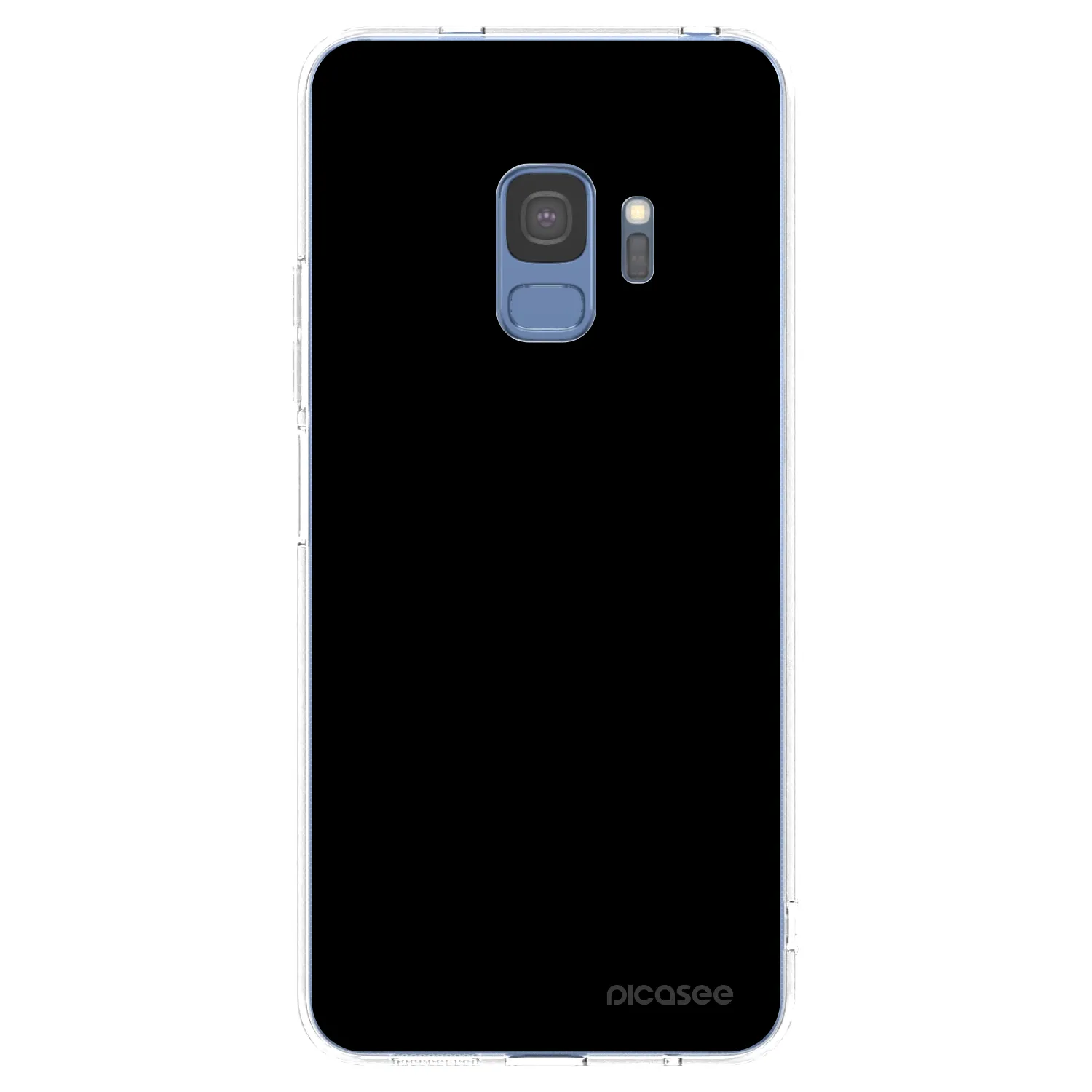 Picasee silikonový průhledný obal pro Samsung Galaxy S9 G960F - Black Bliss