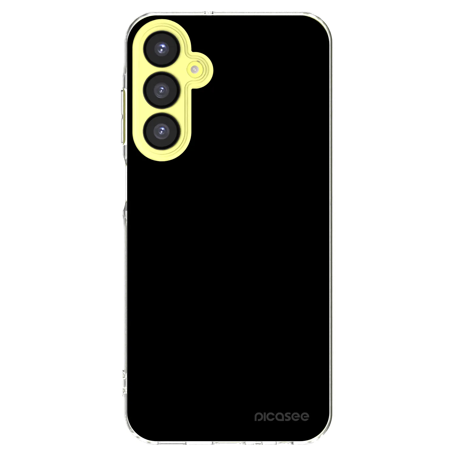 Picasee silikonový průhledný obal pro Samsung Galaxy A25 A256B 5G - Black Bliss
