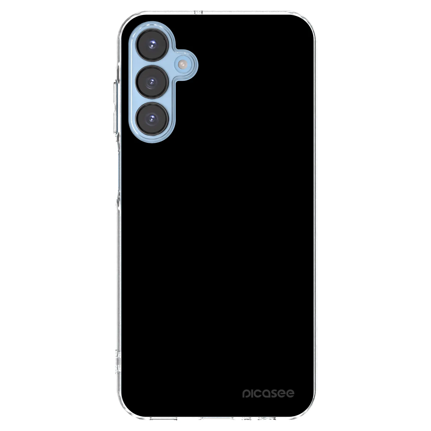 Picasee silikonový průhledný obal pro Samsung Galaxy A15 A156B 5G - Black Bliss
