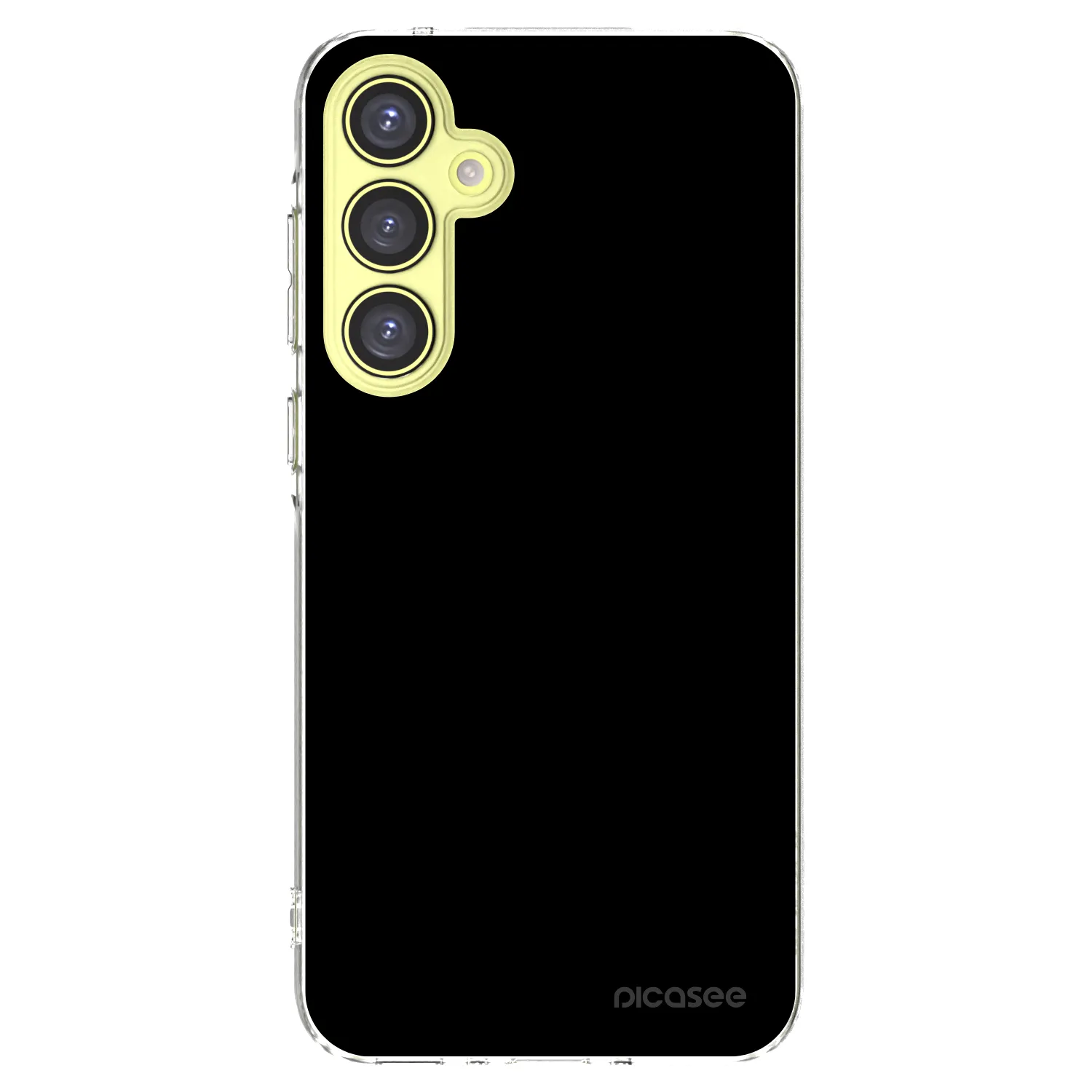 Picasee silikonový průhledný obal pro Samsung Galaxy A35 5G A356B - Black Bliss