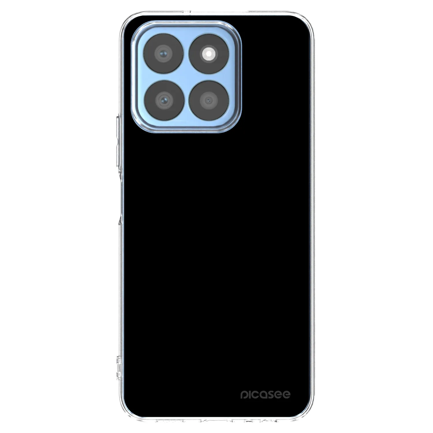 Picasee silikonový průhledný obal pro Honor X8b - Black Bliss