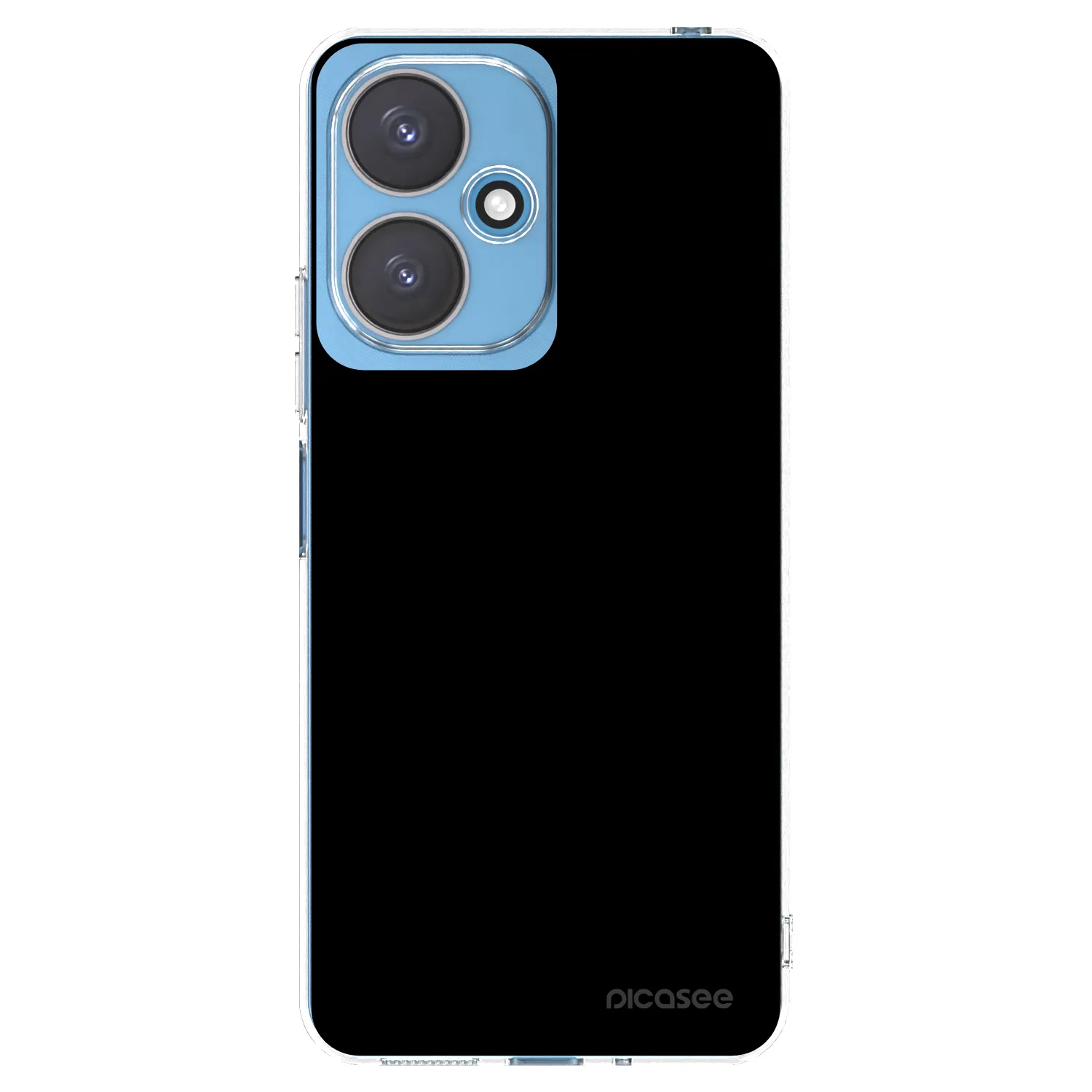 Picasee silikonový průhledný obal pro Xiaomi Redmi 13C 5G - Black Bliss