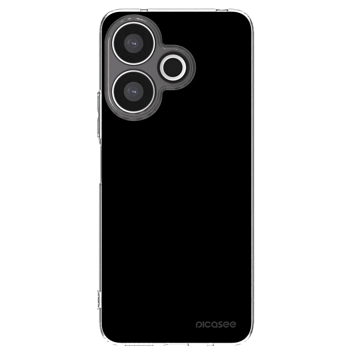 Picasee silikonový průhledný obal pro Xiaomi Redmi 13 4G - Black Bliss