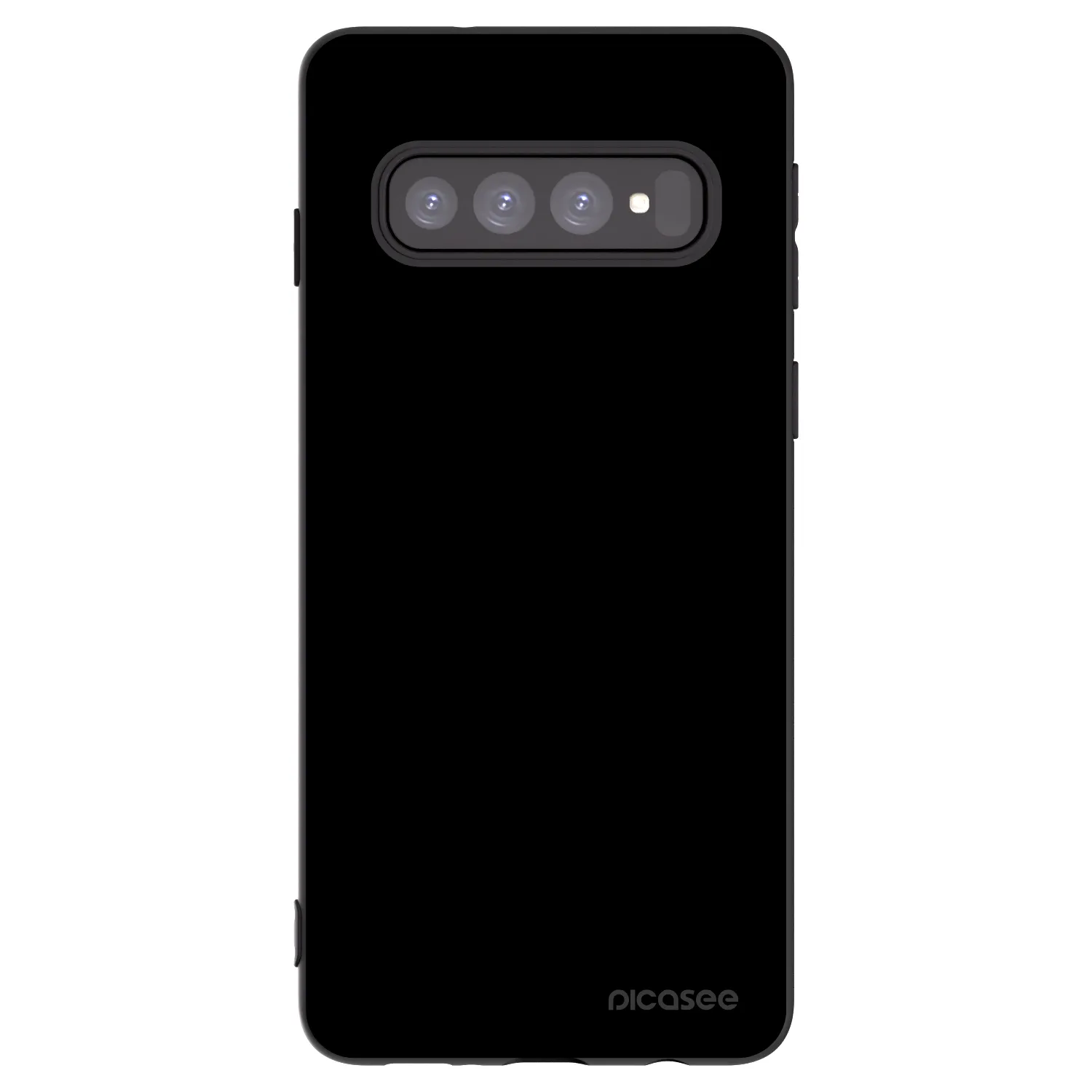Picasee silikonový černý obal pro Samsung Galaxy S10 G973 - Black Bliss