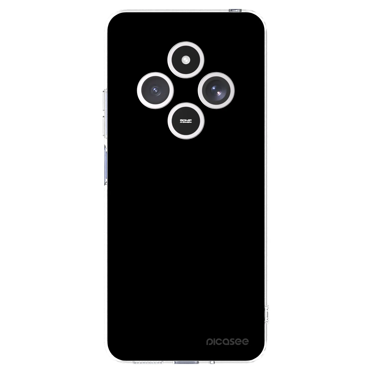 Picasee silikonový průhledný obal pro Xiaomi Redmi 14C - Black Bliss