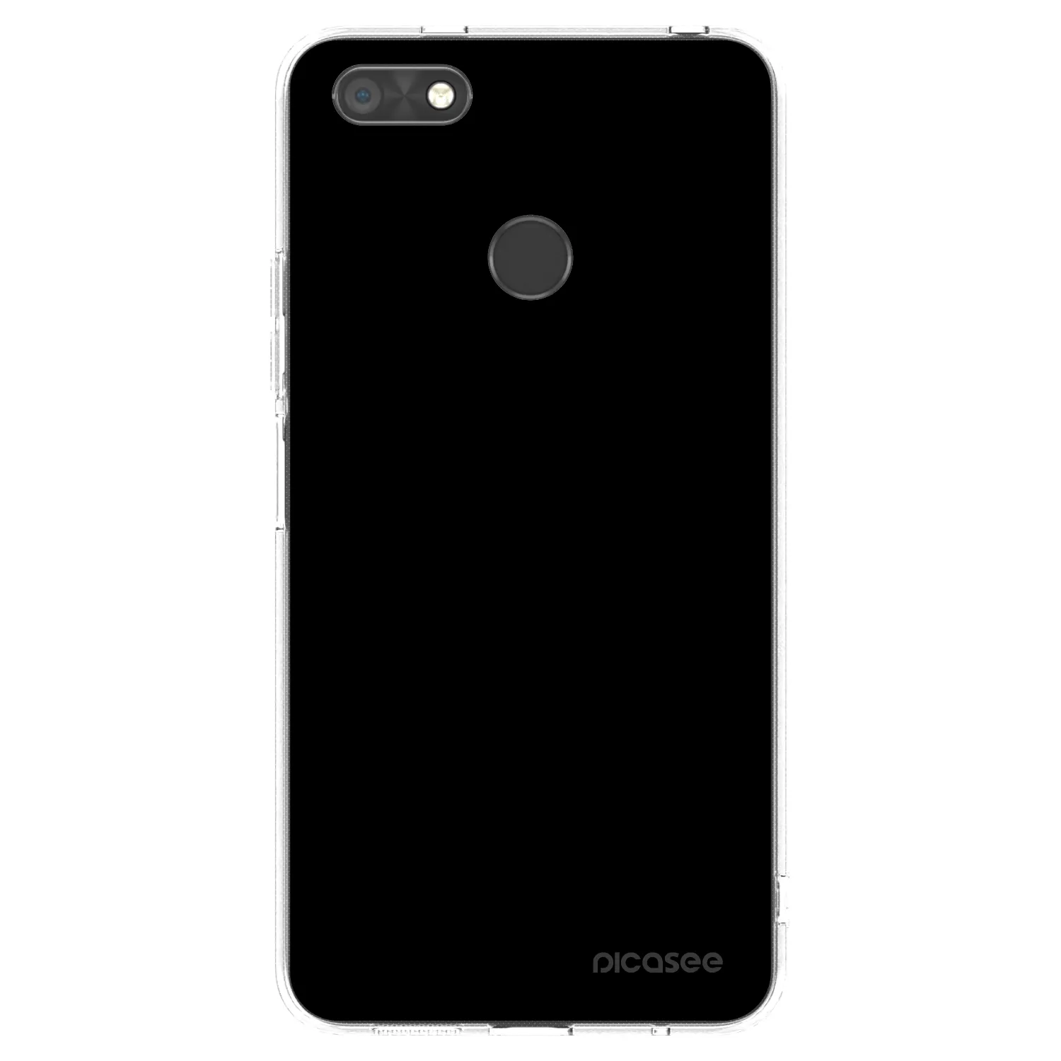 Picasee silikonový průhledný obal pro Huawei P9 Lite Mini - Black Bliss