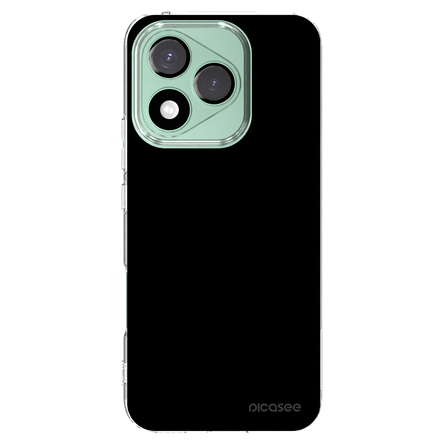 Picasee silikonový průhledný obal pro Honor 400 Lite 5G - Black Bliss