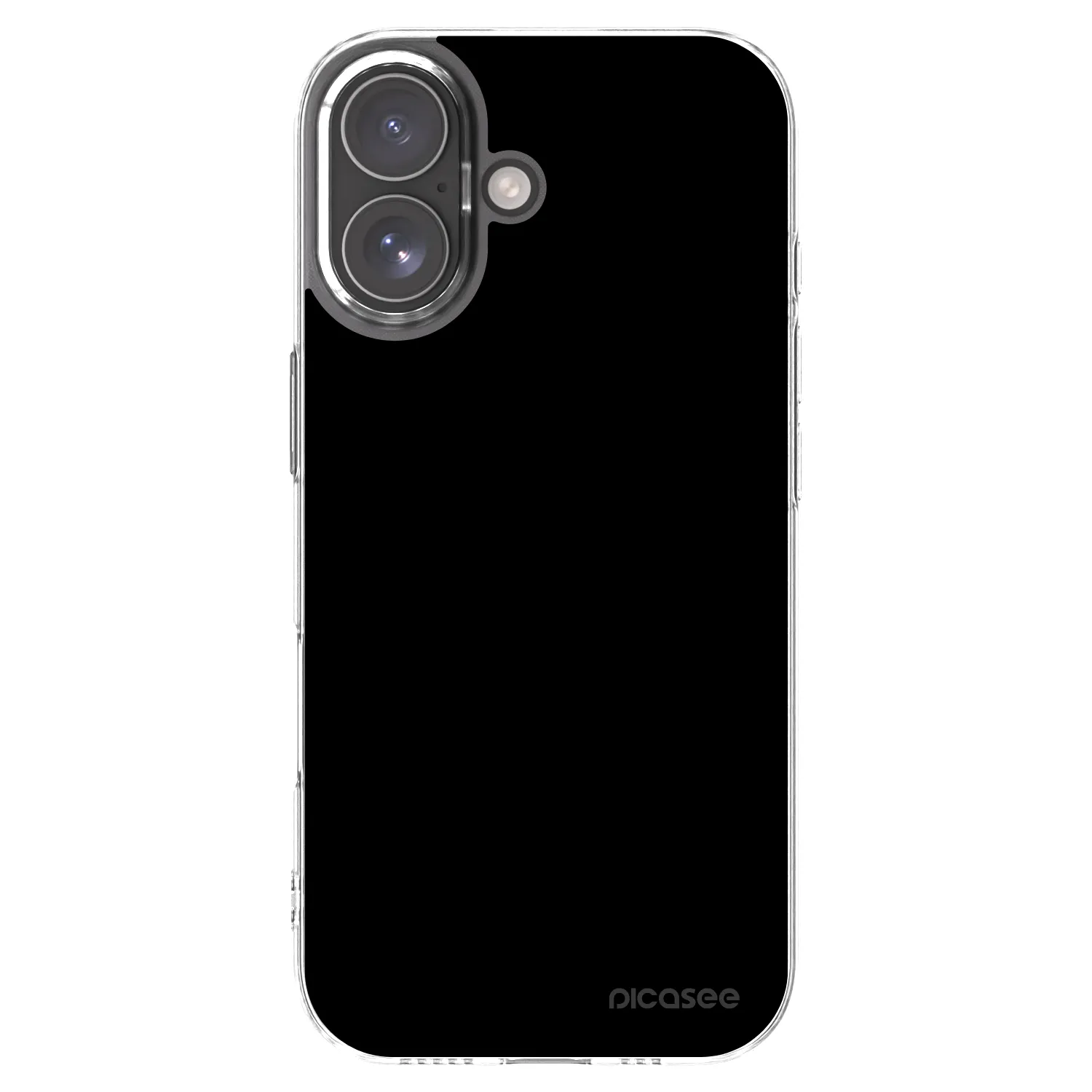 Picasee silikonový průhledný obal pro Apple iPhone 17 - Black Bliss
