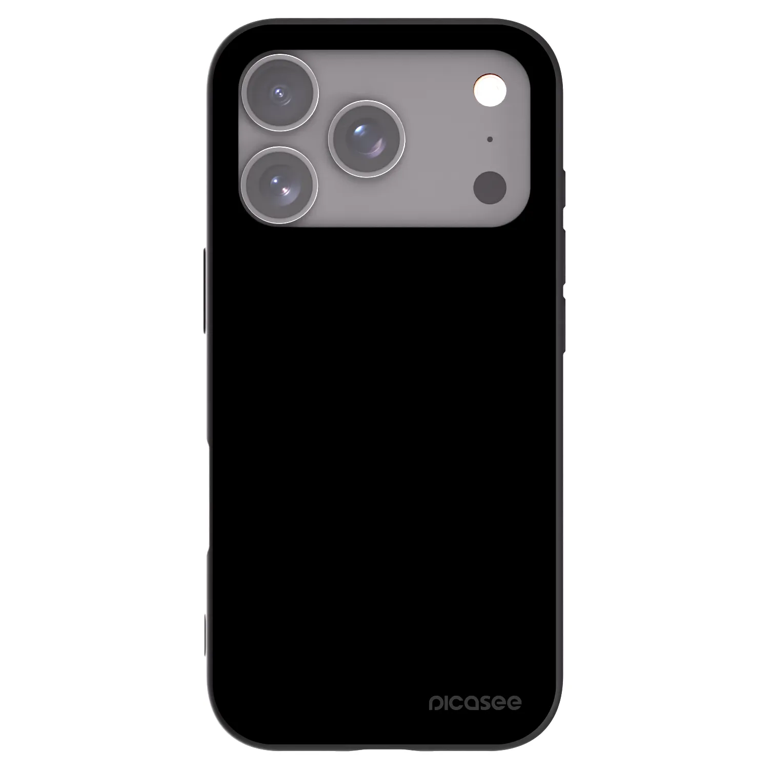 Picasee silikonový černý obal pro Apple iPhone 17 Pro - Black Bliss