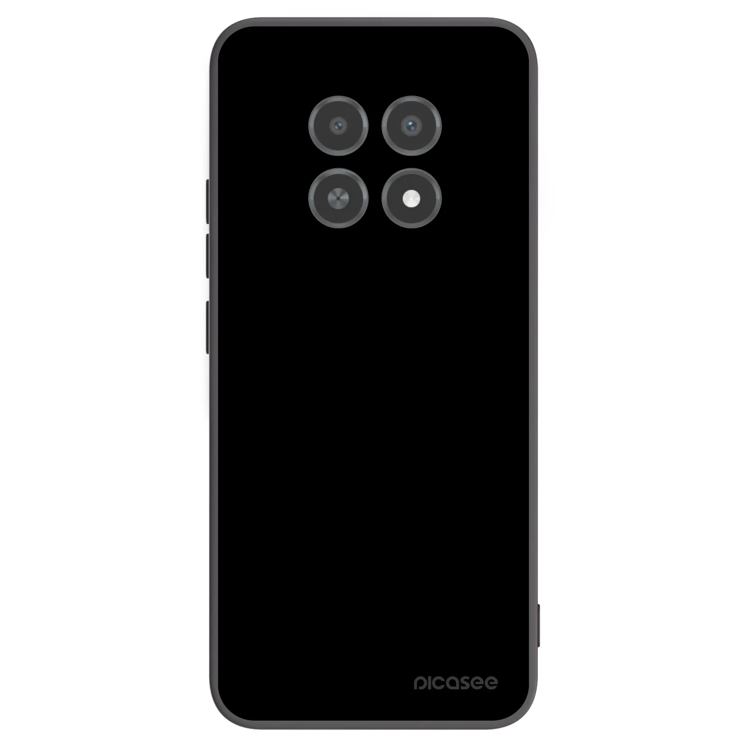 Picasee silikonový černý obal pro Realme 12X - Black Bliss
