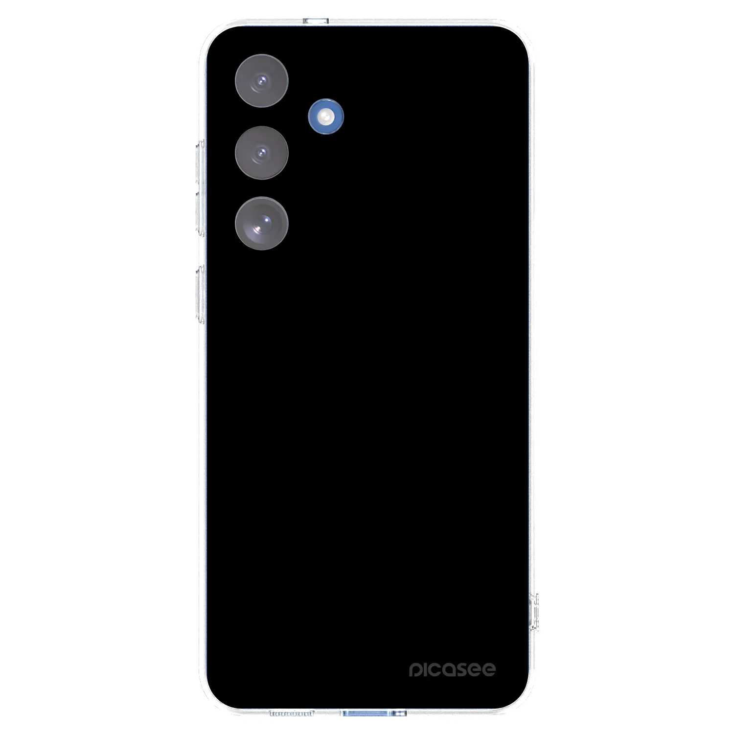 Picasee silikonový průhledný obal pro Samsung Galaxy S25 FE 5G - Black Bliss