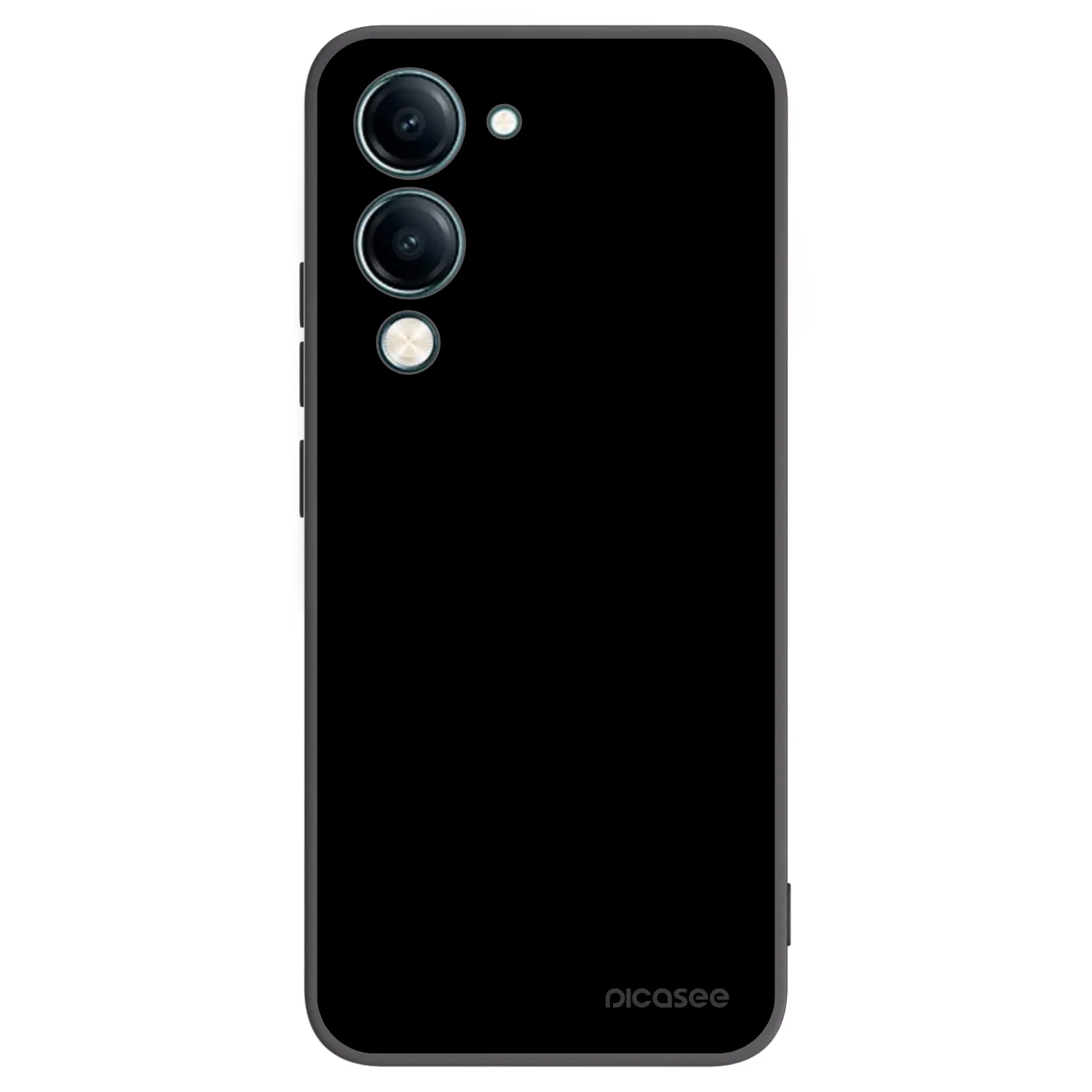 Picasee silikonový černý obal pro Vivo Y29s 5G - Black Bliss