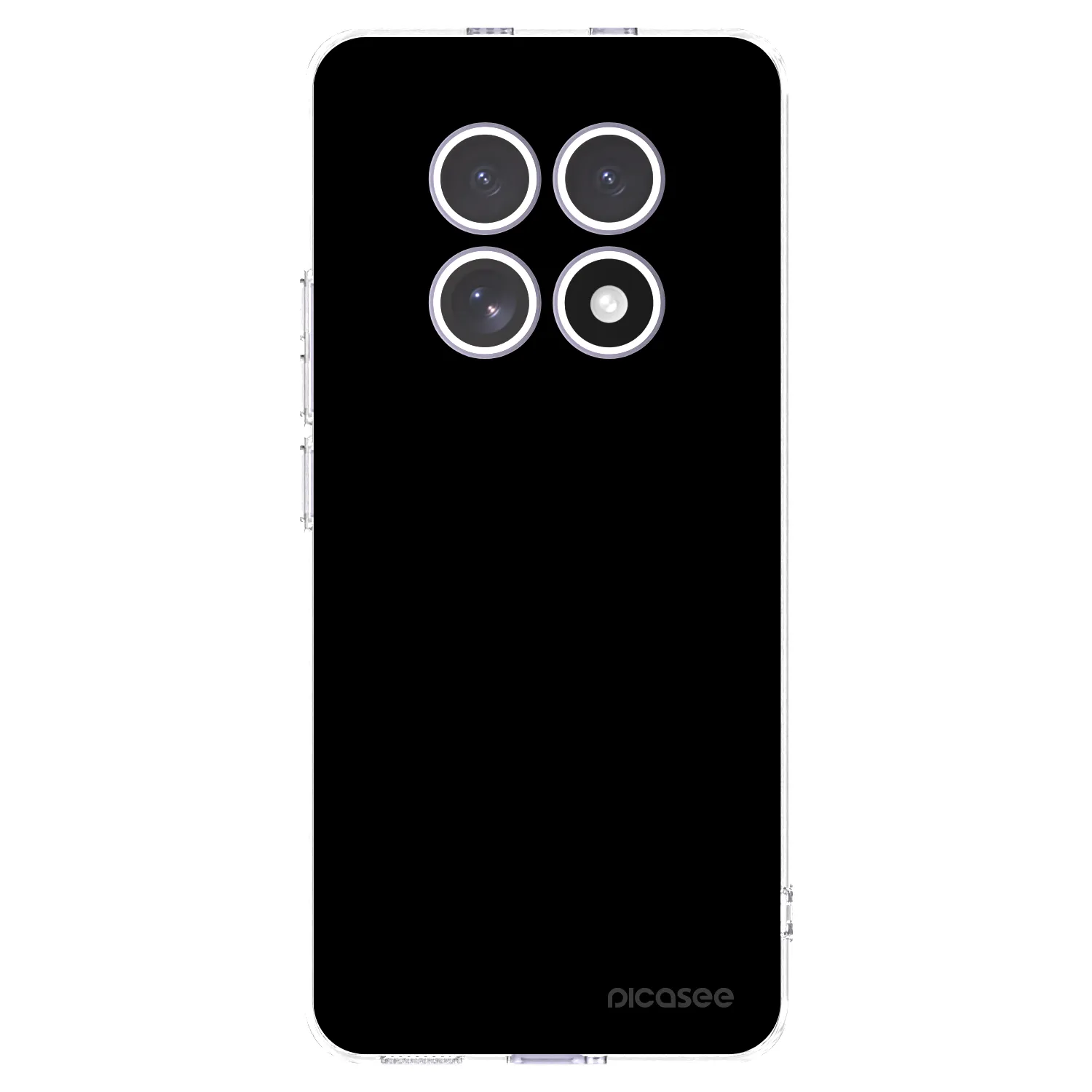 Picasee silikonový průhledný obal pro Xiaomi Redmi Note 15 - Black Bliss