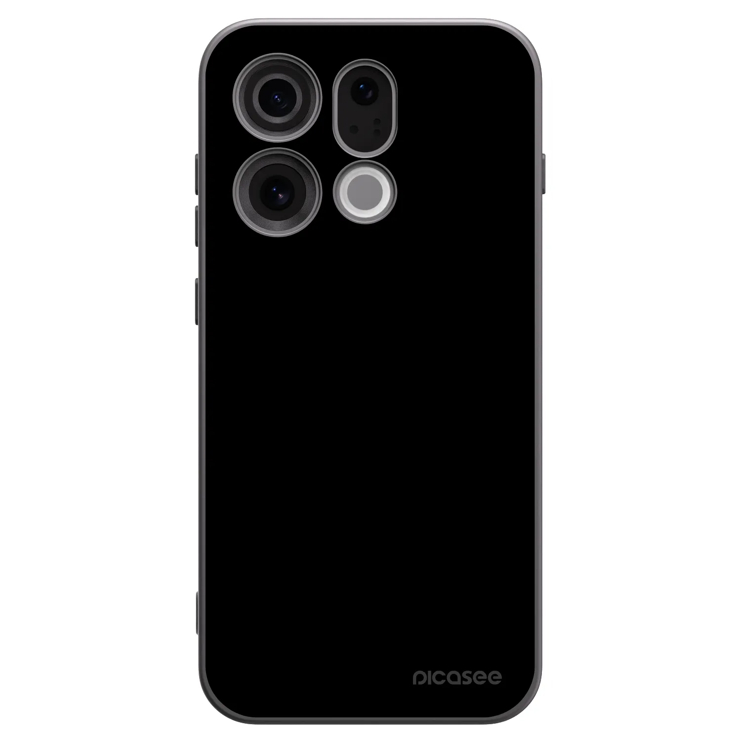 Picasee silikonový černý obal pro OPPO Find X9 - Black Bliss