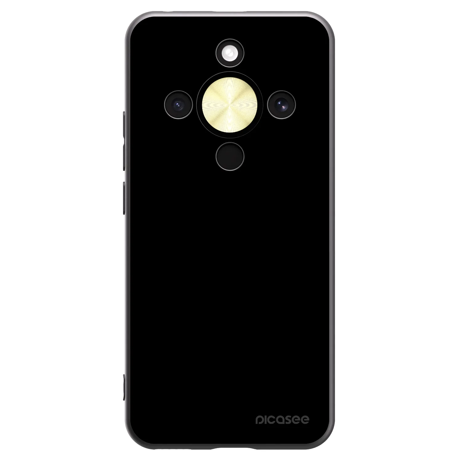 Picasee silikonový černý obal pro Honor Magic8 Lite 5G - Black Bliss