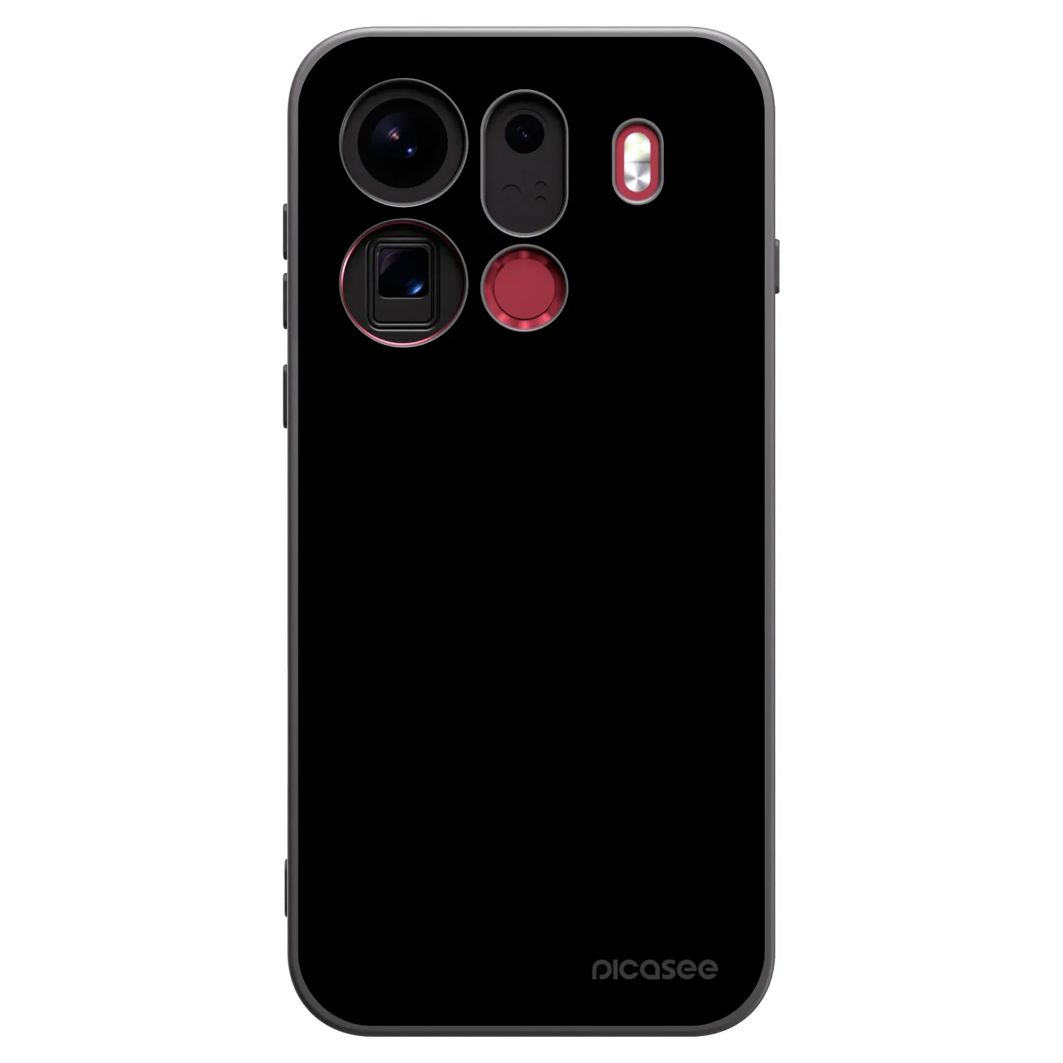 Picasee silikonový černý obal pro OPPO Find X9 Pro - Black Bliss