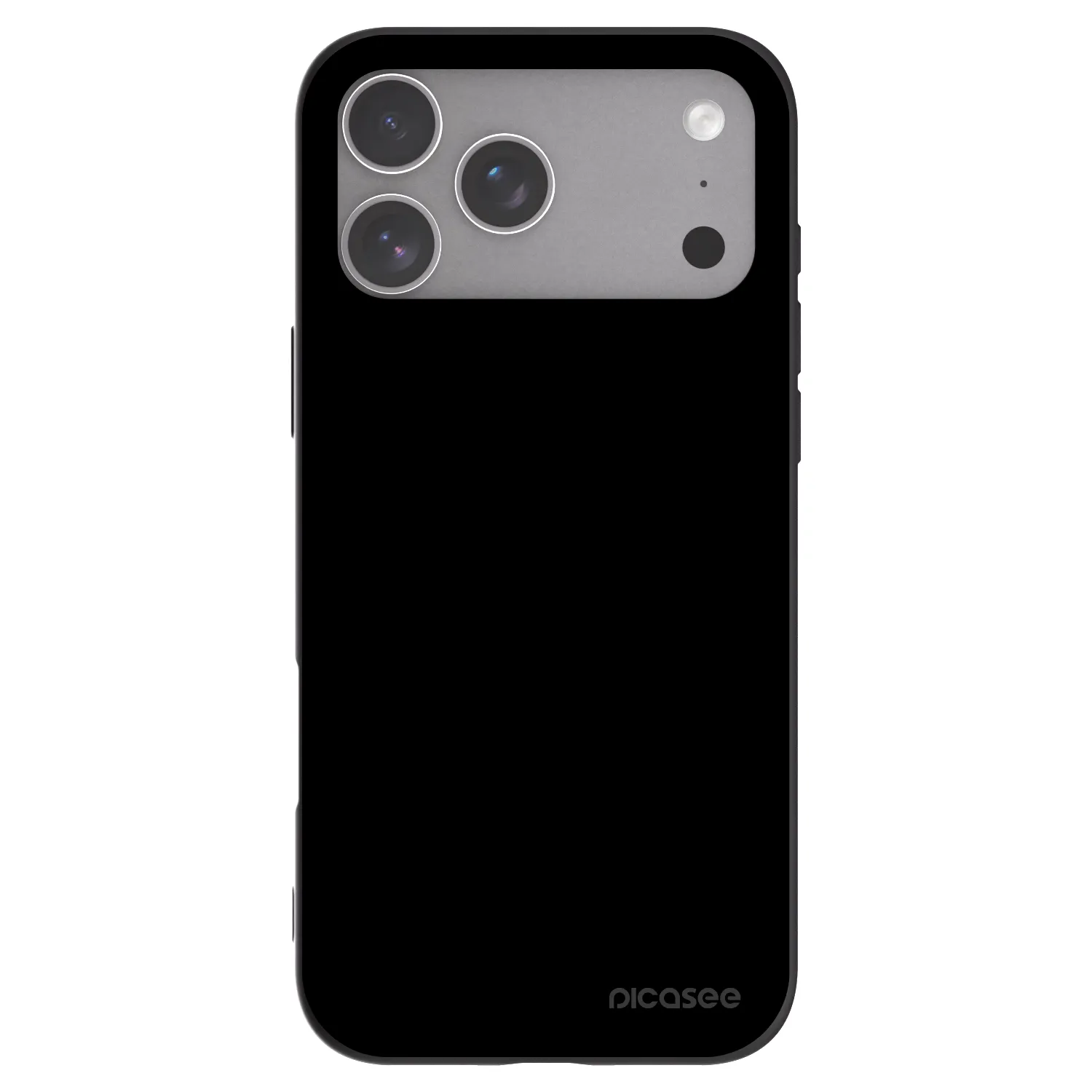 Picasee silikonový černý obal pro Apple iPhone 18 Pro Max - Black Bliss