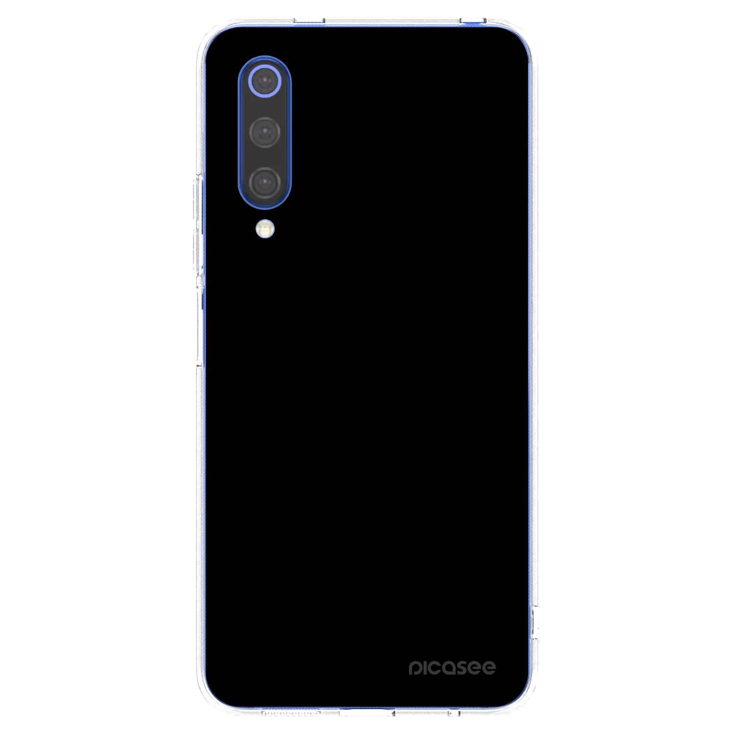 Picasee silikonový průhledný obal pro Xiaomi Mi 9 SE - Black Bliss