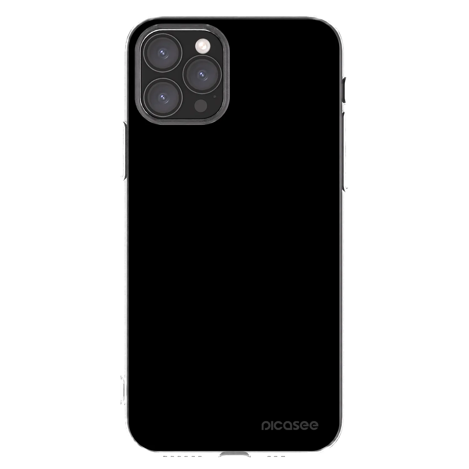Picasee silikonový průhledný obal pro Apple iPhone 11 Pro - Black Bliss