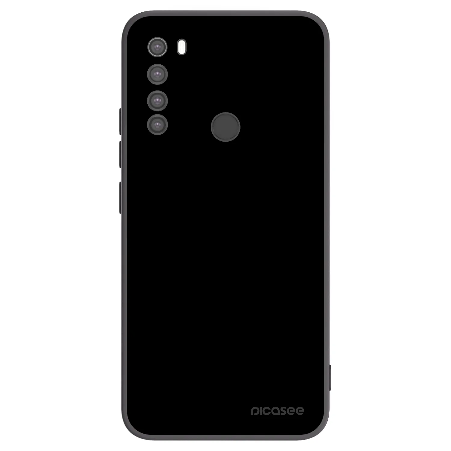 Picasee silikonový černý obal pro Xiaomi Redmi Note 8 - Black Bliss