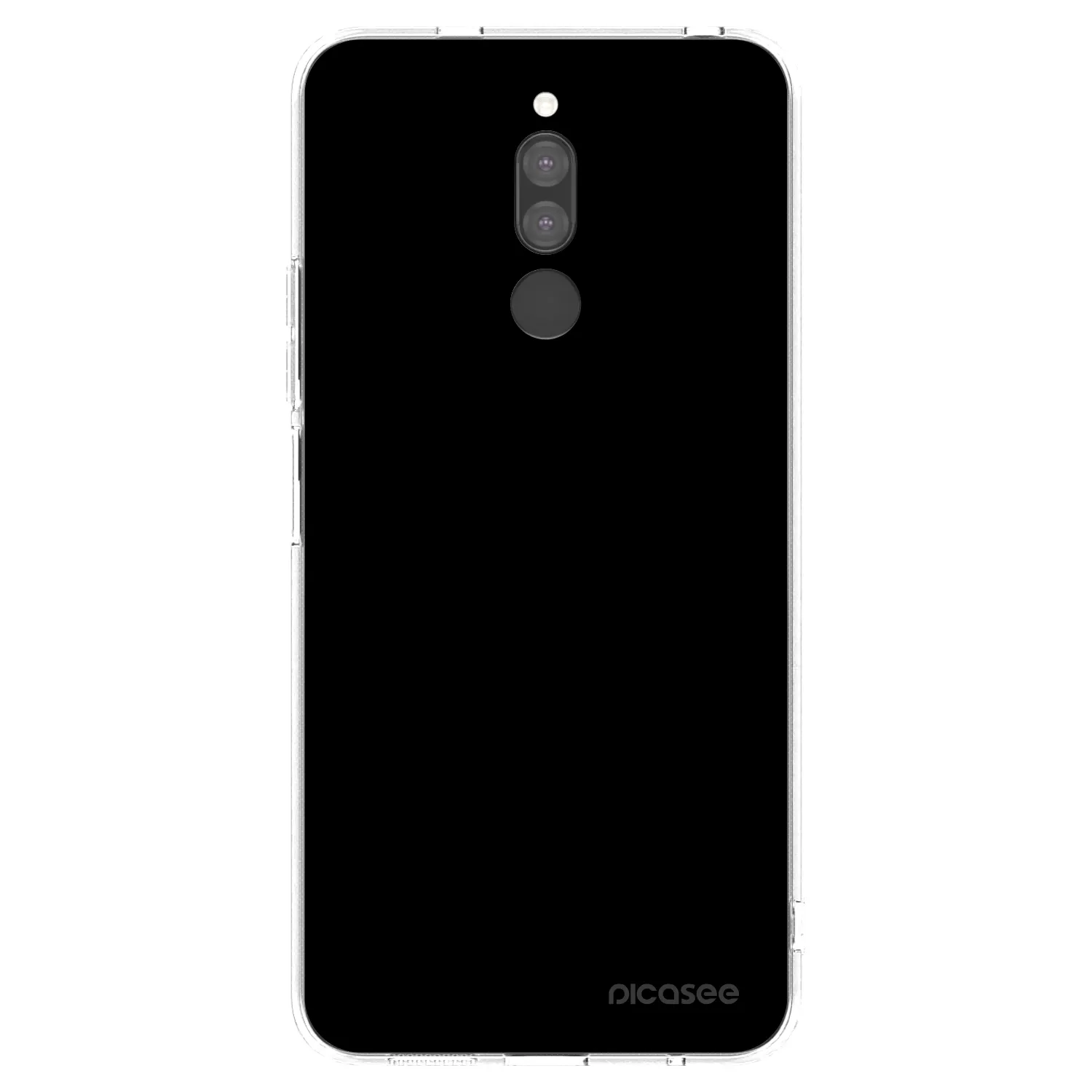 Picasee silikonový průhledný obal pro Xiaomi Redmi 8 - Black Bliss