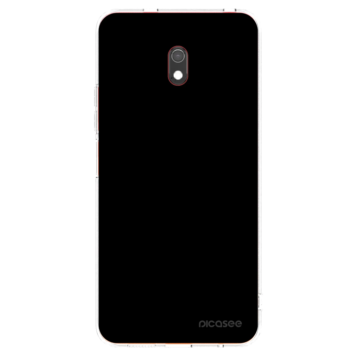 Picasee silikonový průhledný obal pro Xiaomi Redmi 8A - Black Bliss