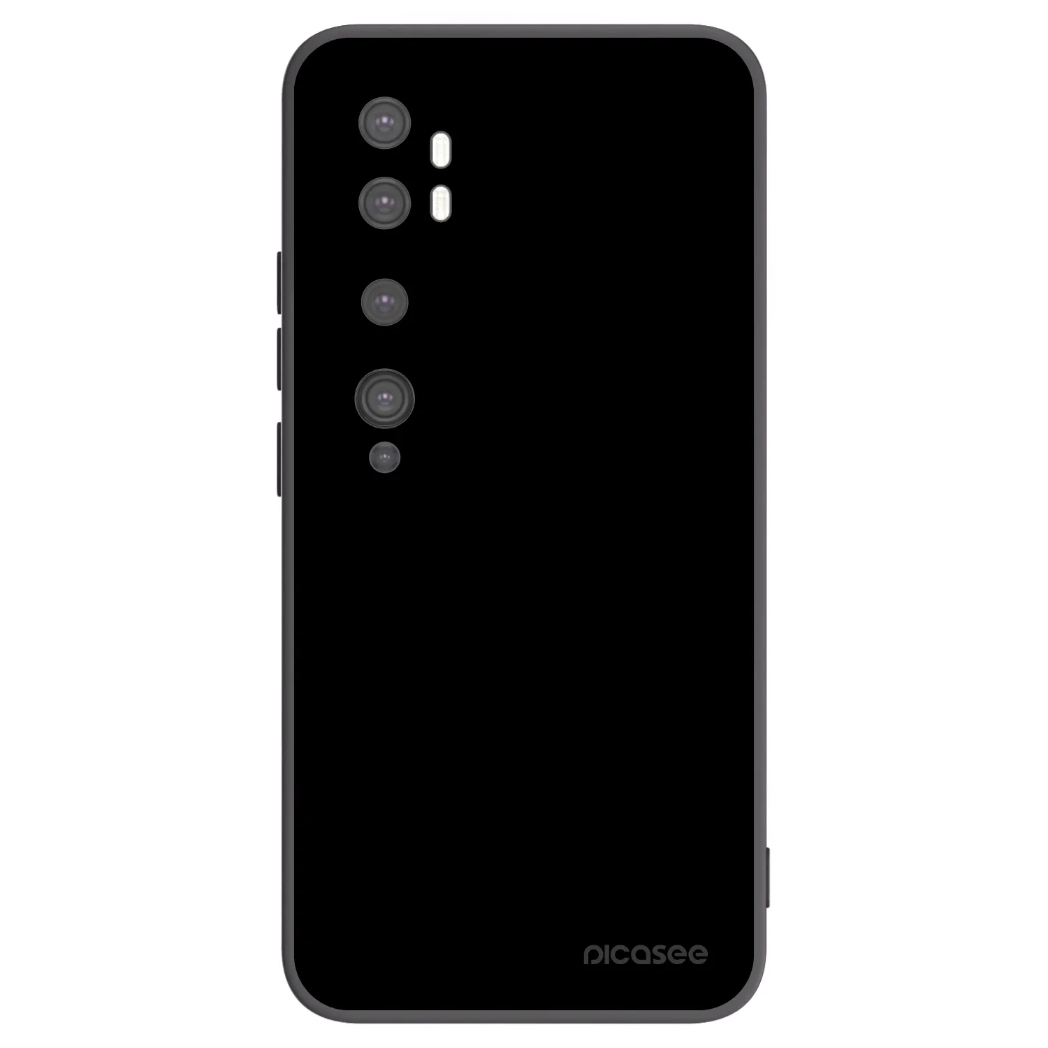 Picasee silikonový černý obal pro Xiaomi Mi Note 10 (Pro) - Black Bliss
