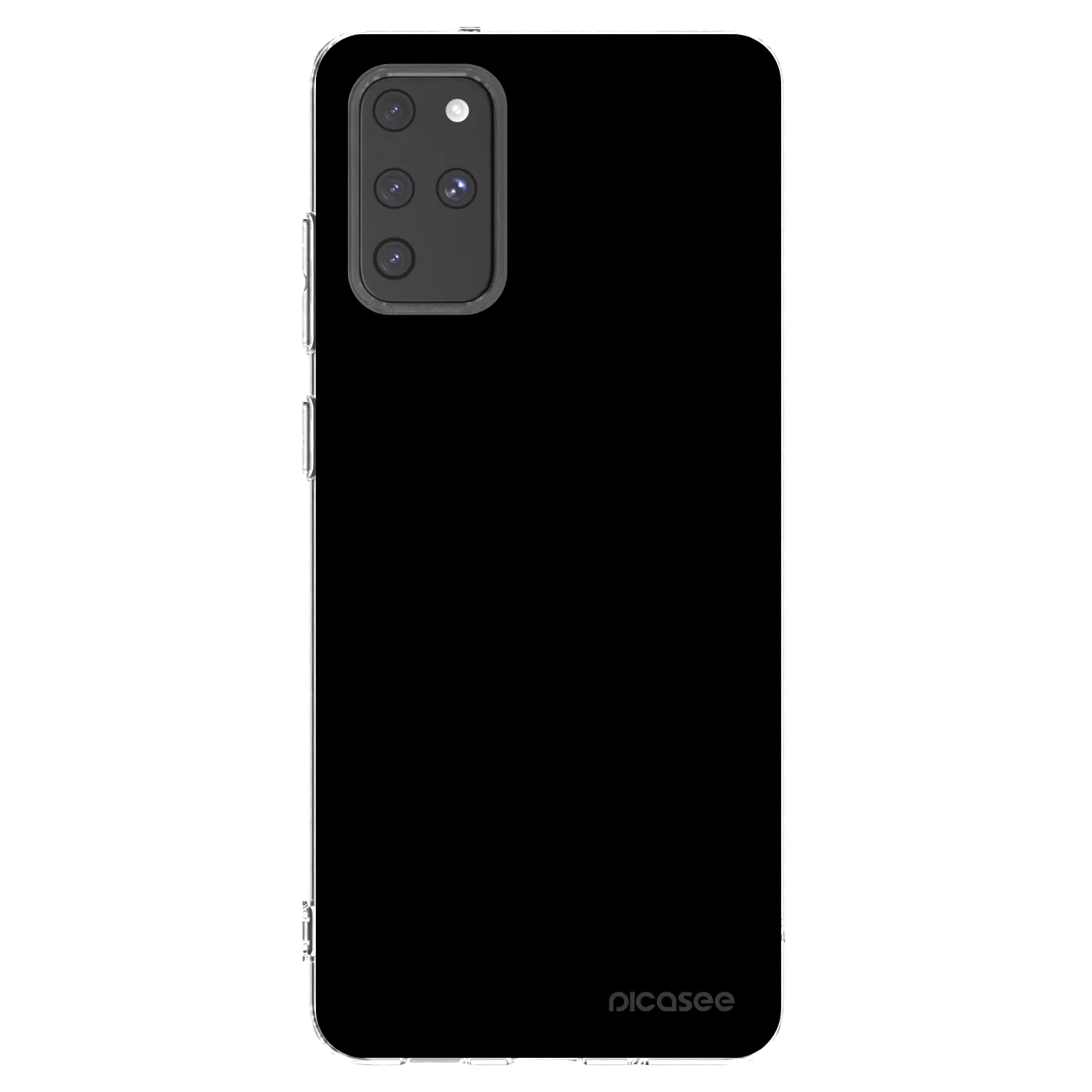 Picasee silikonový průhledný obal pro Samsung Galaxy S20+ G985F - Black Bliss