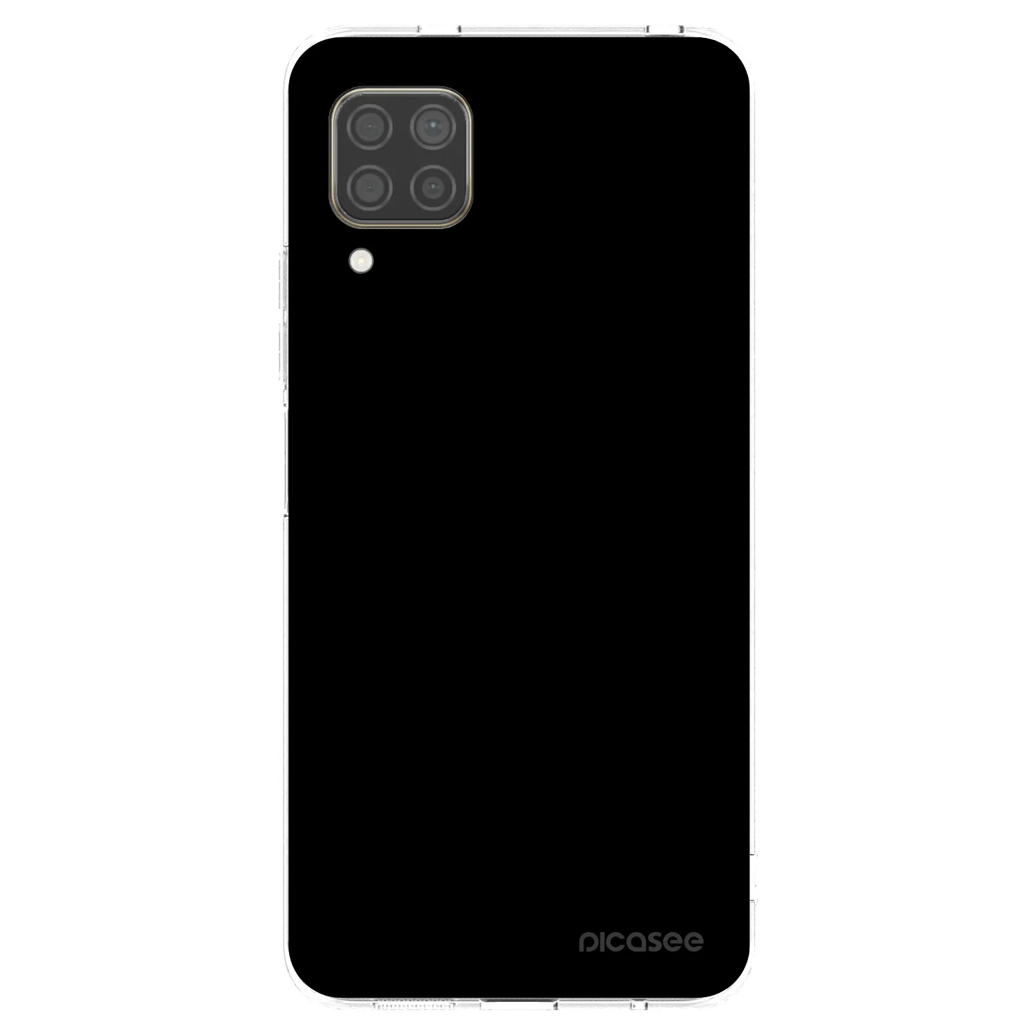 Picasee silikonový průhledný obal pro Huawei P40 Lite - Black Bliss