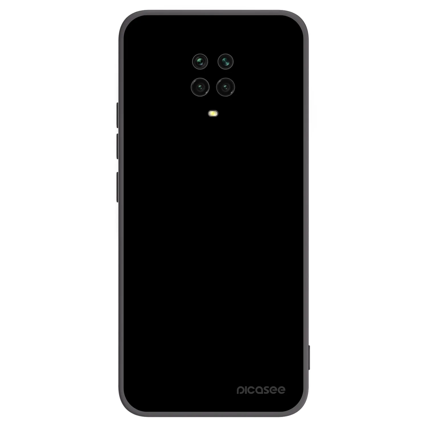 Picasee silikonový černý obal pro Xiaomi Redmi Note 9 Pro - Black Bliss