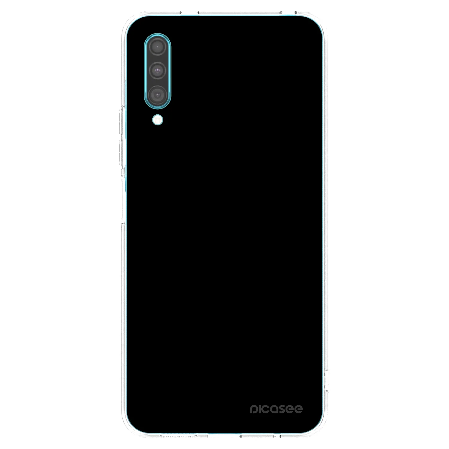 Picasee silikonový průhledný obal pro Samsung Galaxy A30s A307F - Black Bliss