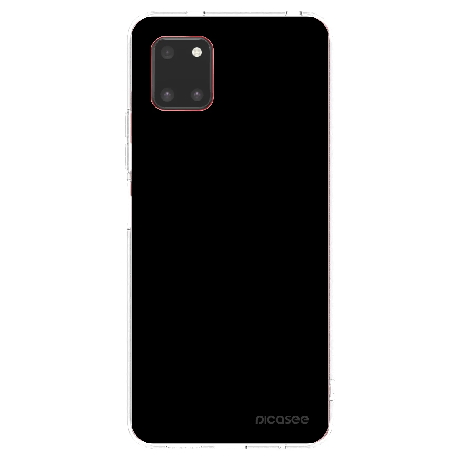 Picasee silikonový průhledný obal pro Samsung Galaxy Note 10 Lite N770F - Black Bliss