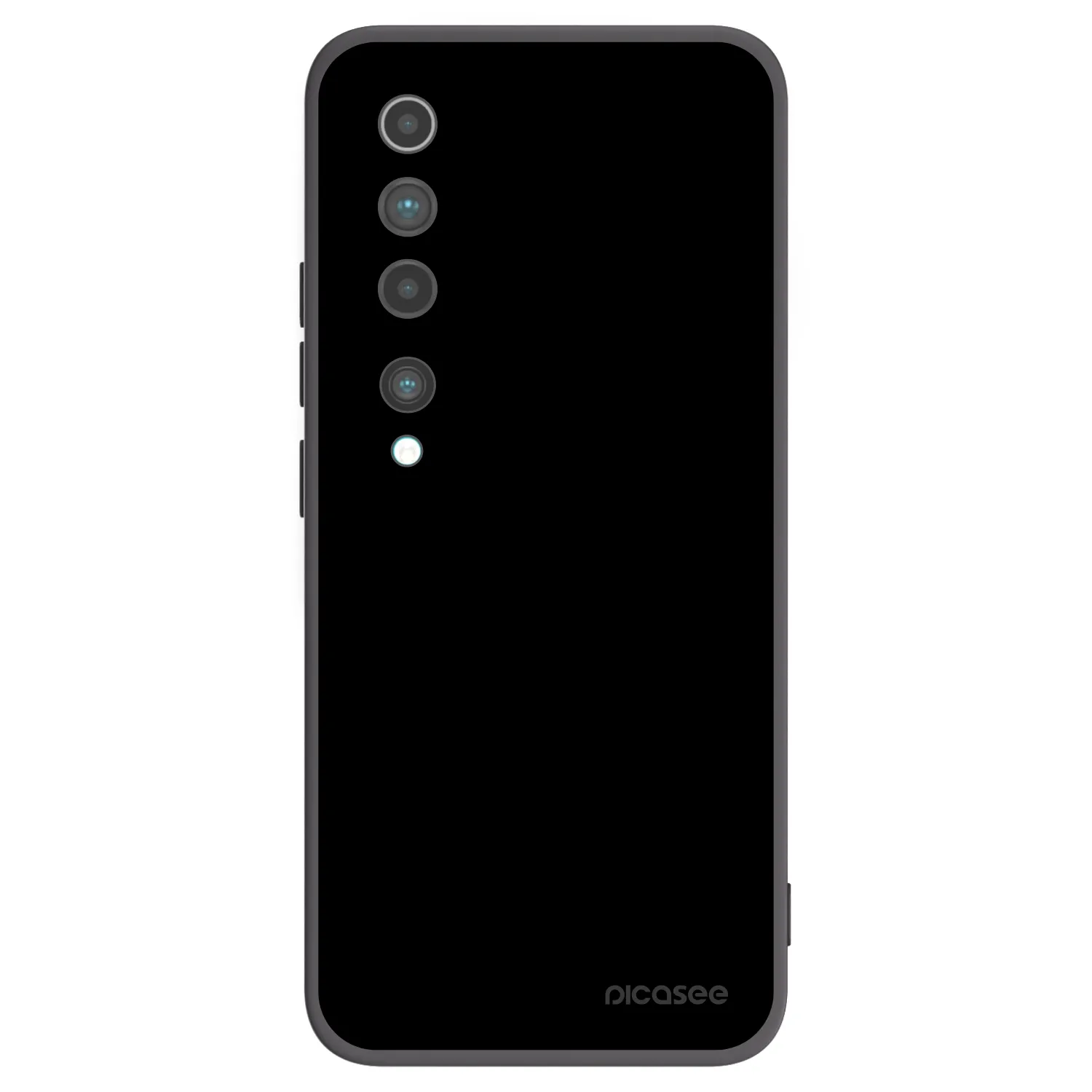 Picasee silikonový černý obal pro Xiaomi Mi 10 - Black Bliss